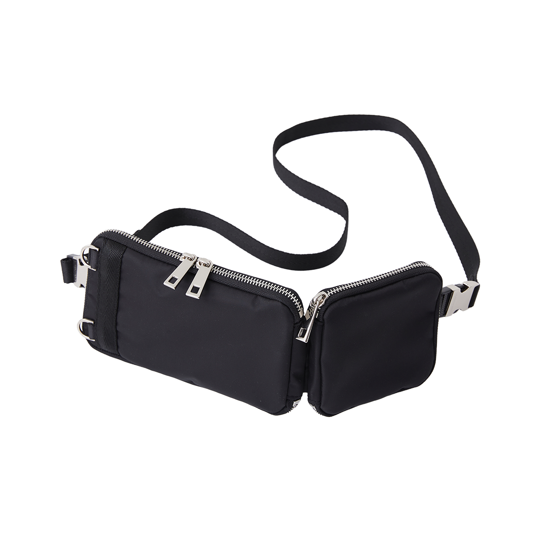하이투 하이브리드 투웨이 미니백 블랙(HYII Hybrid Two Way Mini Bag Black) - 4