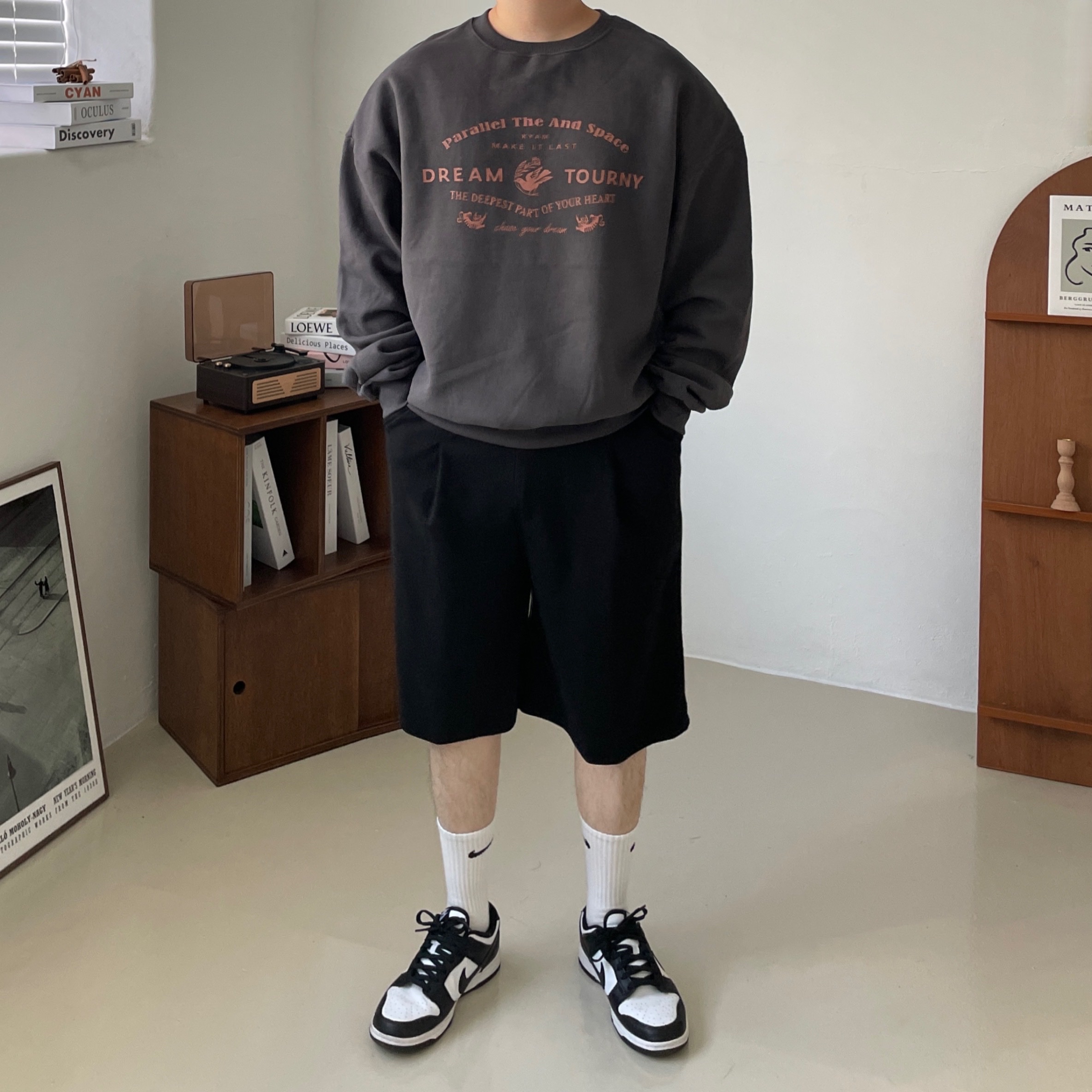 Nike Dunk Low Retro Black 착용 스타일