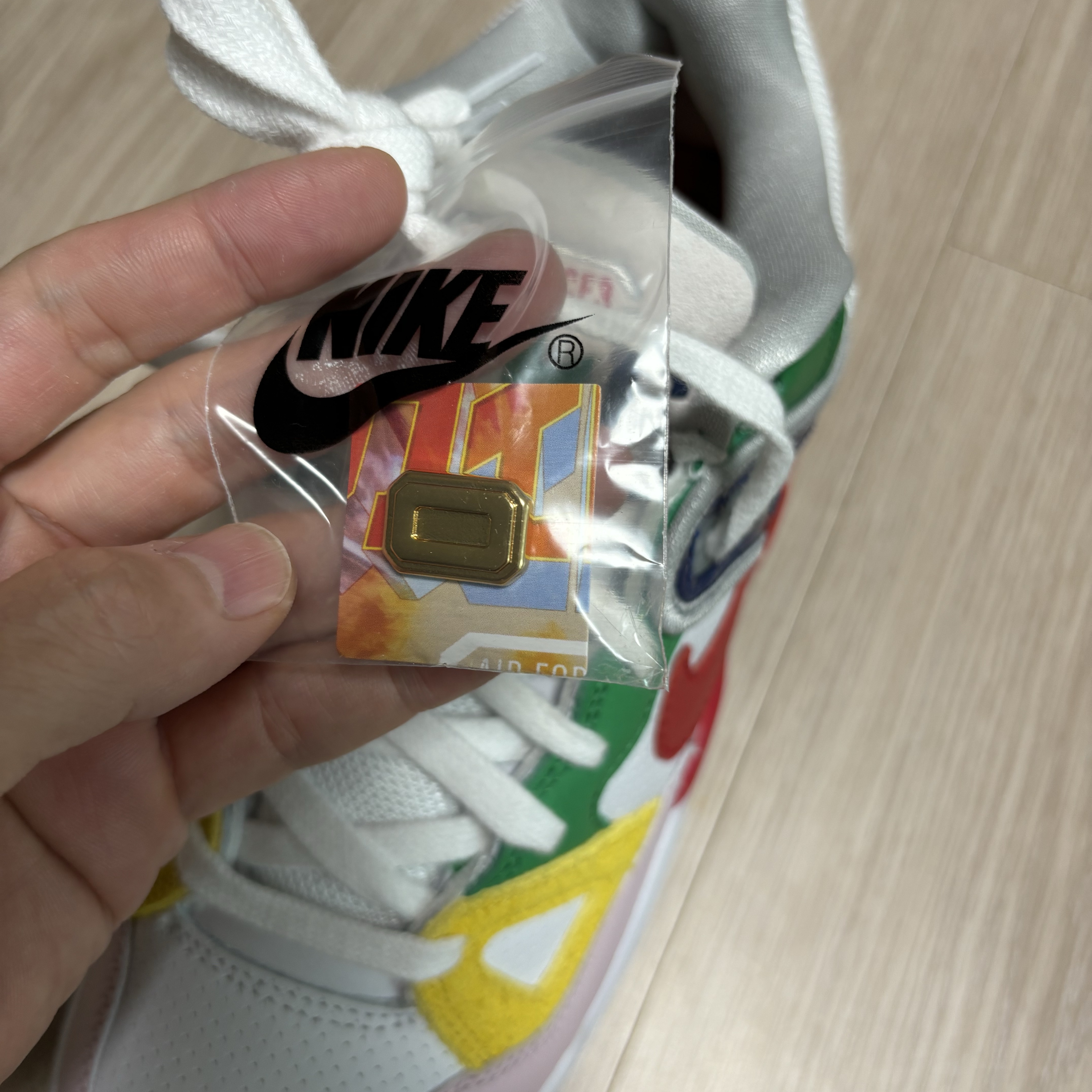 Nike x Nigo Air Force 3 Low SP Blue Void and Tour Yellow 착용 스타일 - 7
