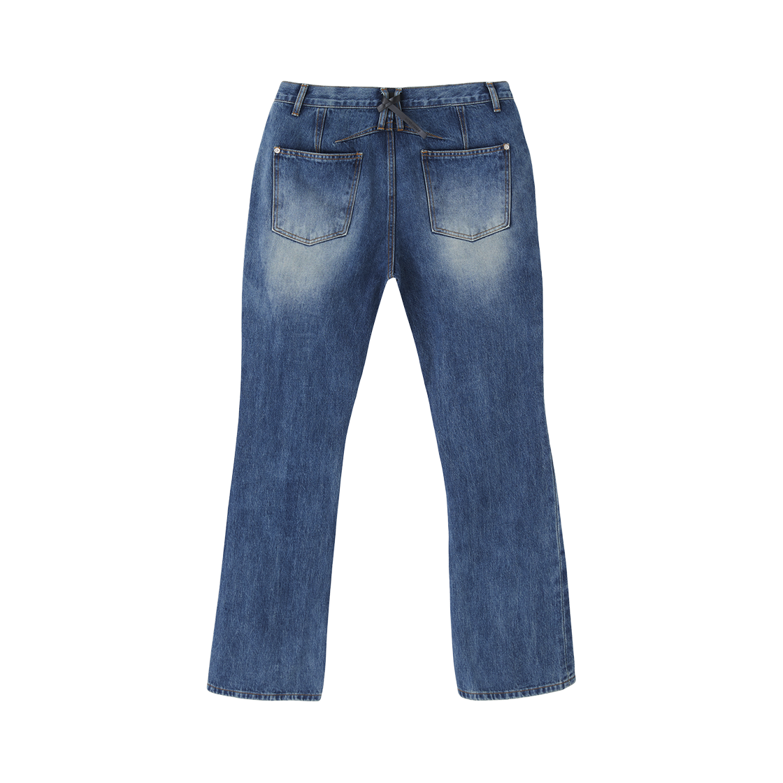 하이투 세미 플레어 부츠컷 데님 팬츠 블루(HYII Semi Flare Boot Cut Jeans Blue) - 2