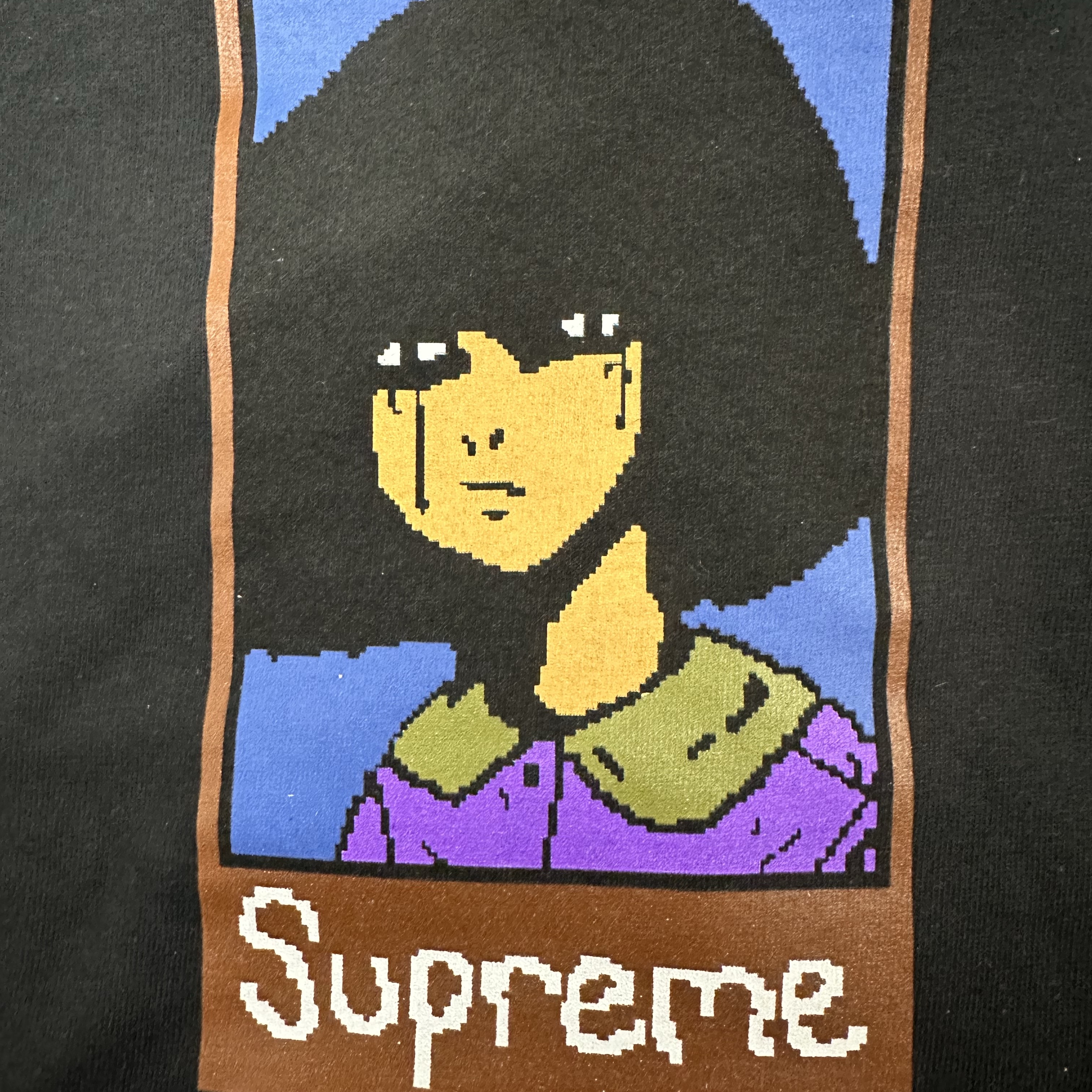 Supreme Emo T-Shirt Black - 24FW 착용 스타일