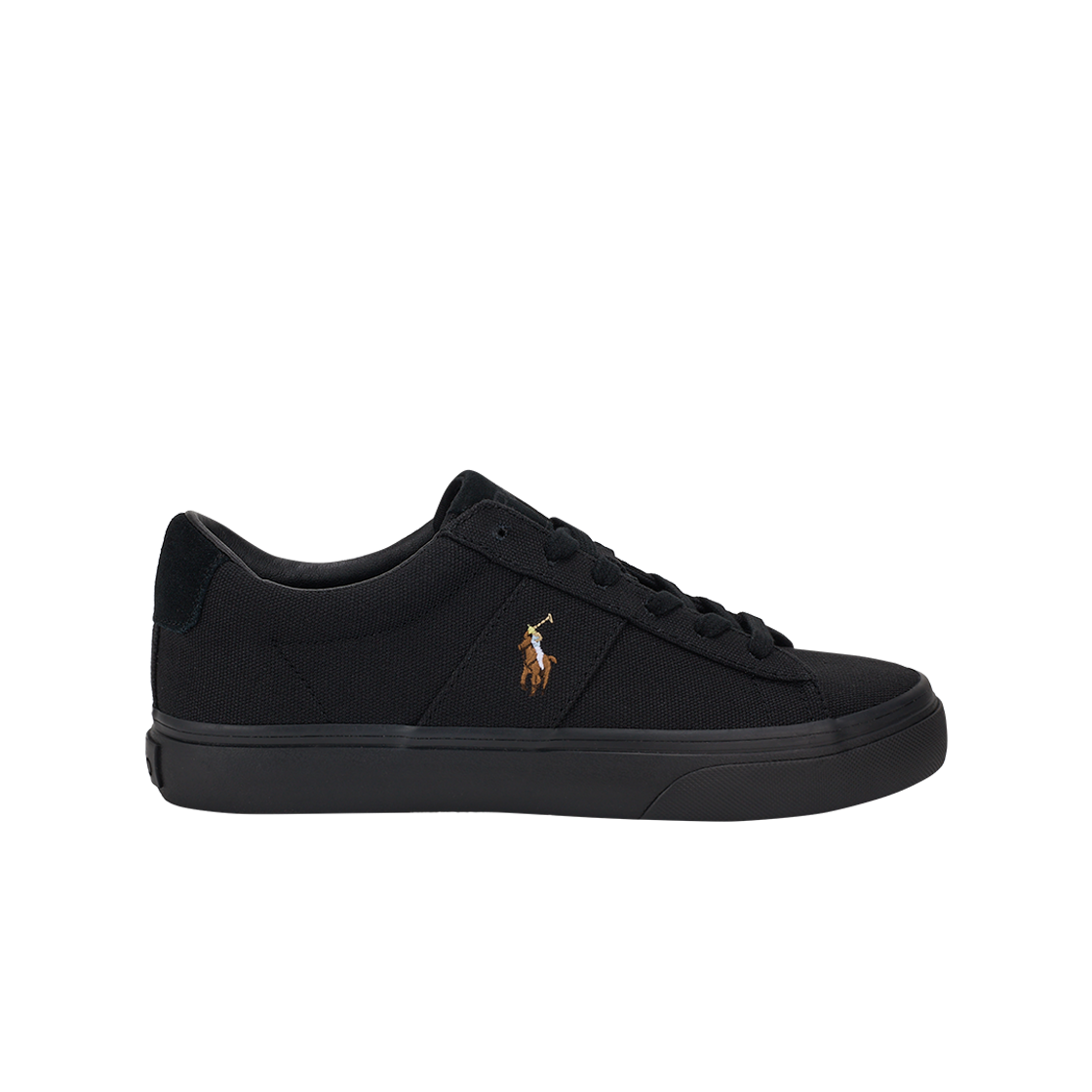 KM4CSOBRL04BK [30%적립] Polo Ralph Lauren Sayer Canvas Sneakers Black - 24FW