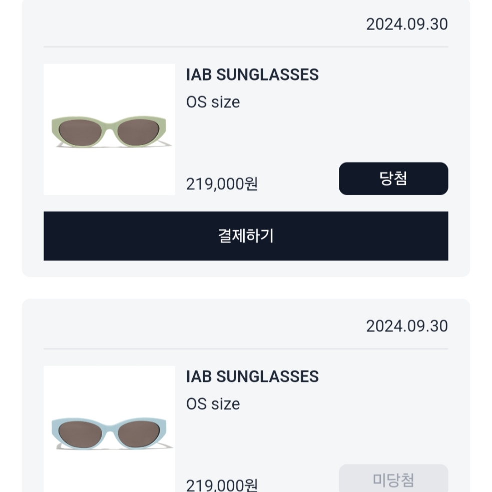 IAB Studio Sunglasses Shade-2 Ash Green 착용 스타일