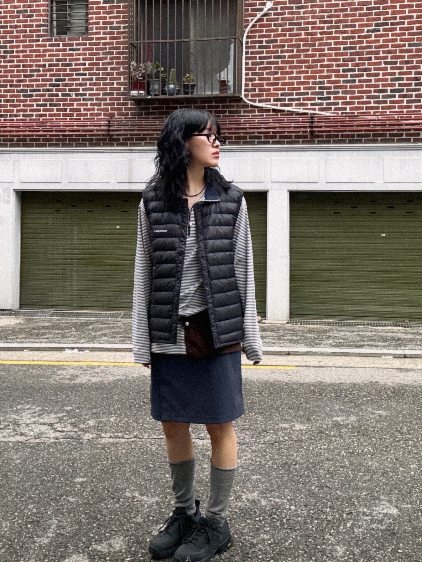 Roa Hiking Katharina Black 착용 스타일
