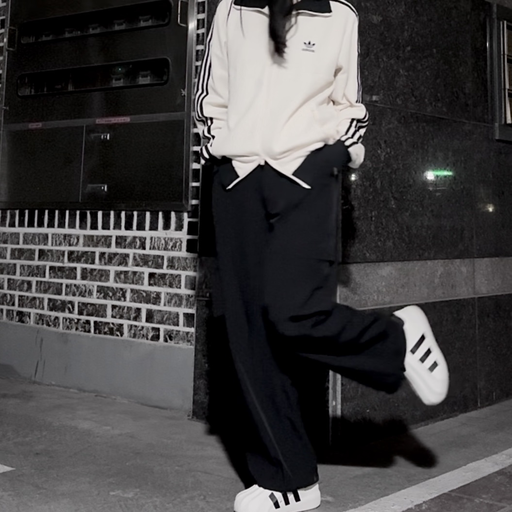 Adidas Waffle Beckenbauer Track Top Wonder White - KR Sizing 착용 스타일