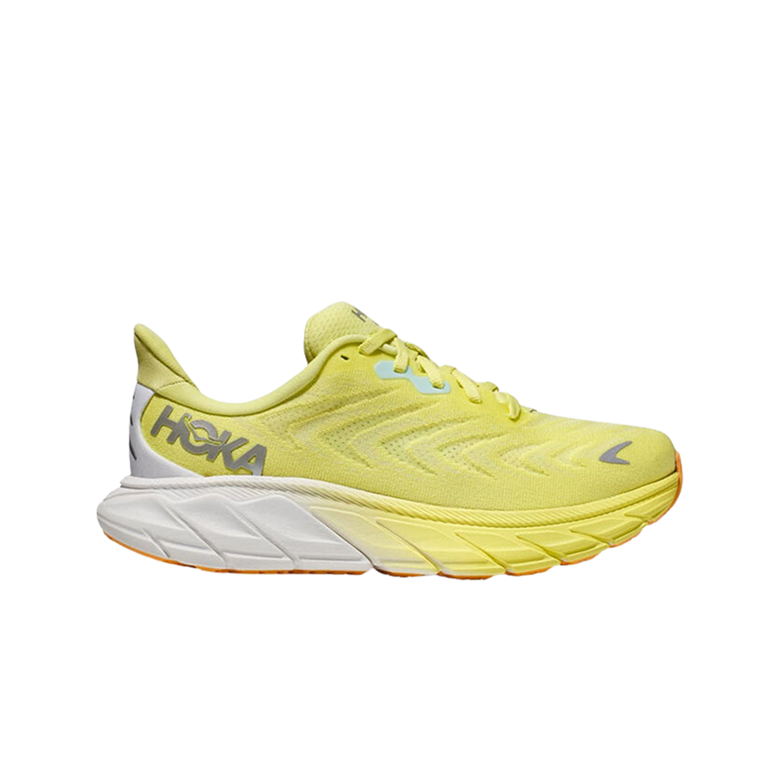 (W) 호카 아라히 6 시트러스 글로우 화이트((W) Hoka Arahi 6 Citrus Glow White)