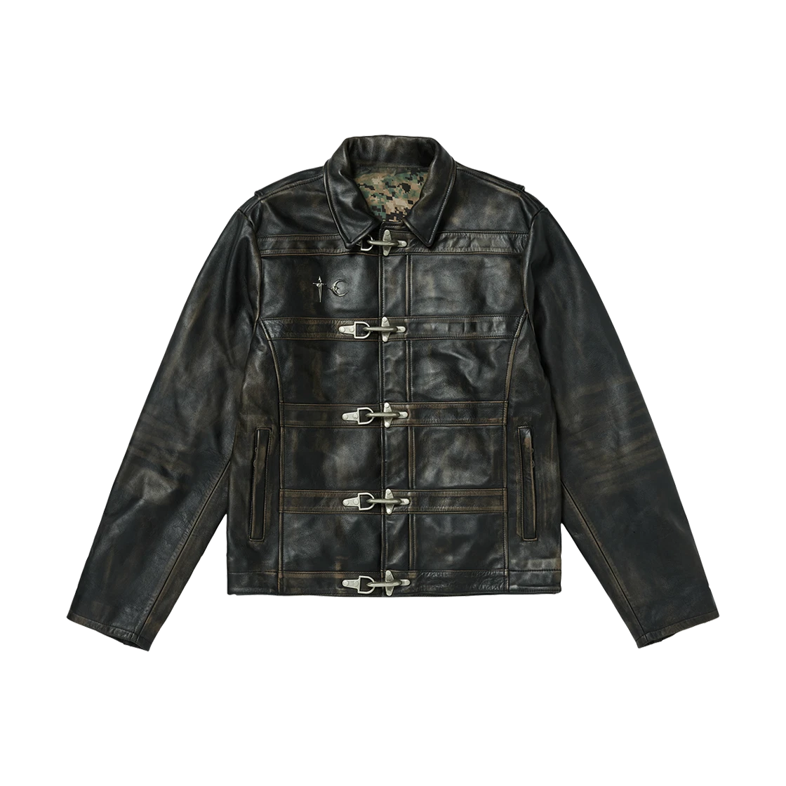 떠그 클럽 바이오 솔져 레더 자켓 블랙 - 24FW | Thug Club | KREAM Thug Club Bio Soldier Leather Jacket Black - 24FW