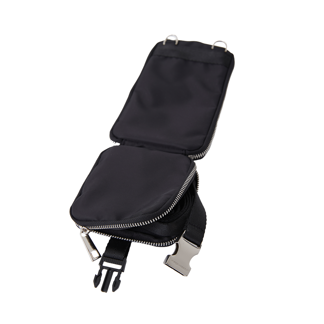 하이투 하이브리드 투웨이 미니백 블랙(HYII Hybrid Two Way Mini Bag Black) - 3