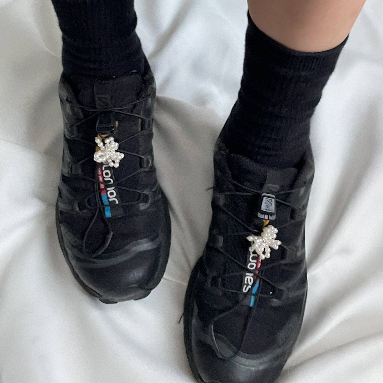 Salomon XT-6 ADV Black 착용 스타일 - 1