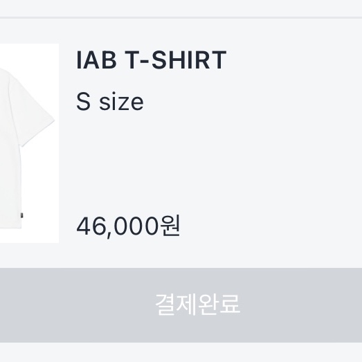 IAB Studio T-Shirt White Sky Blue 착용 스타일