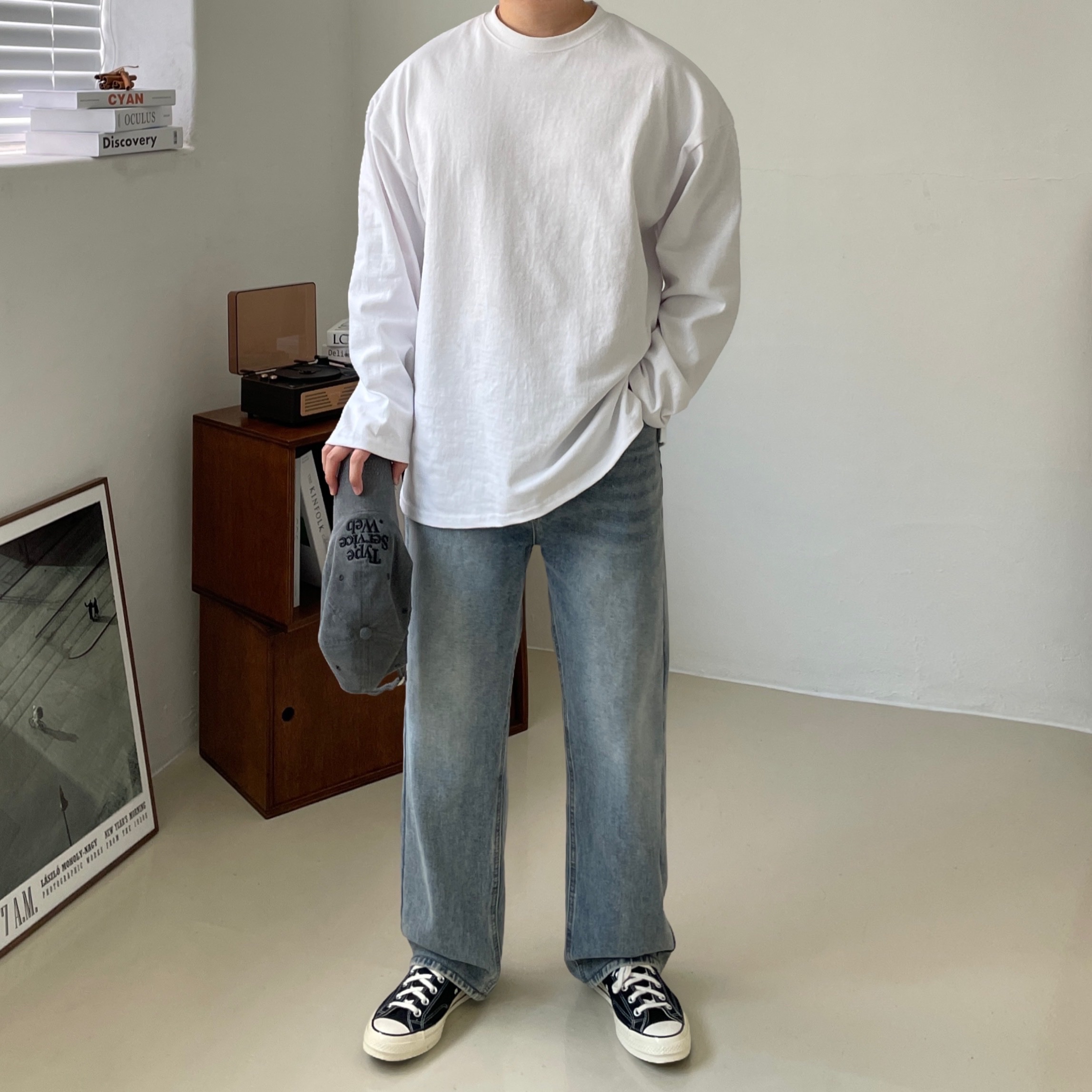 Converse Chuck 70 Ox Black - Standard 착용 스타일 - 1
