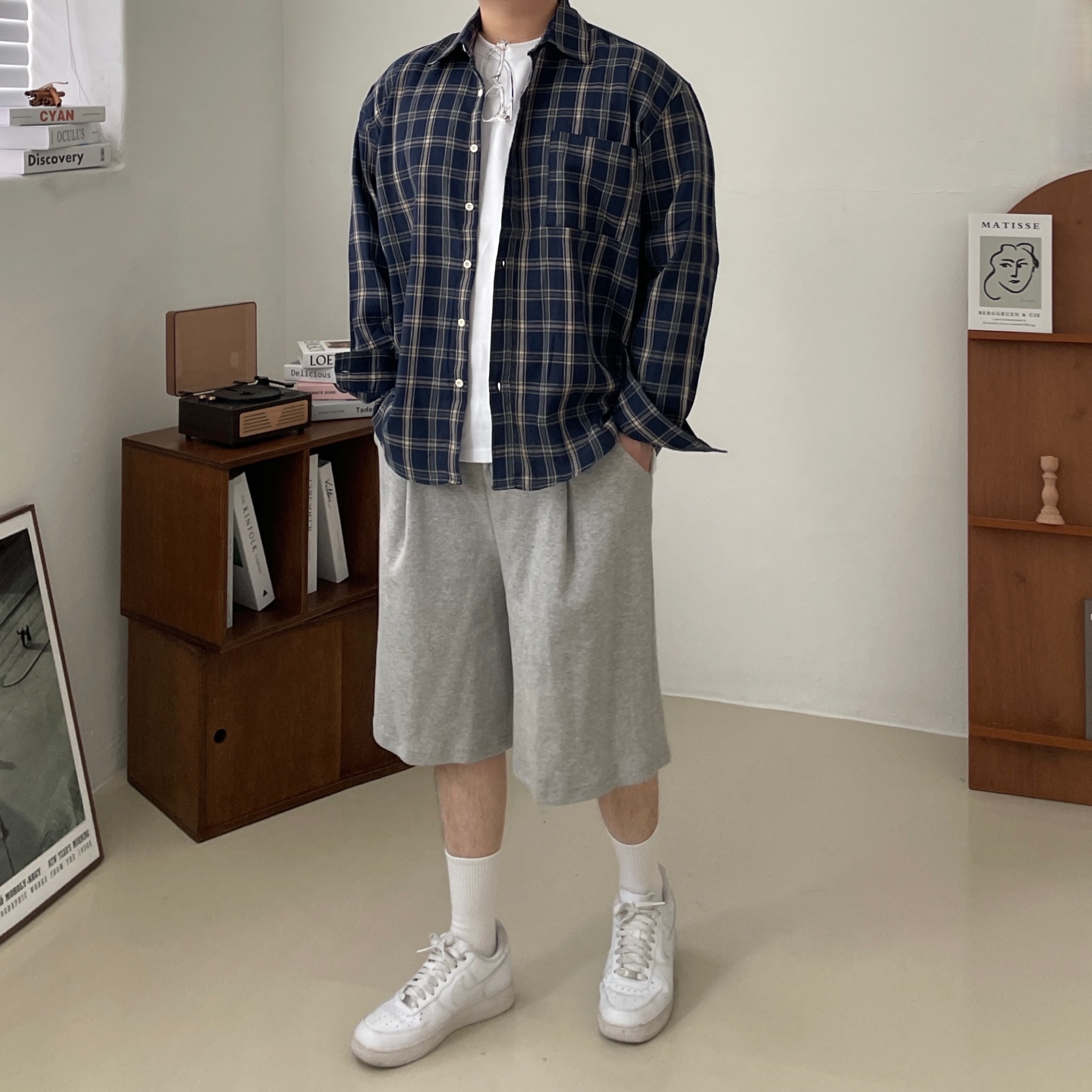 Nike Air Force 1 '07 Low White 착용 스타일 - 3