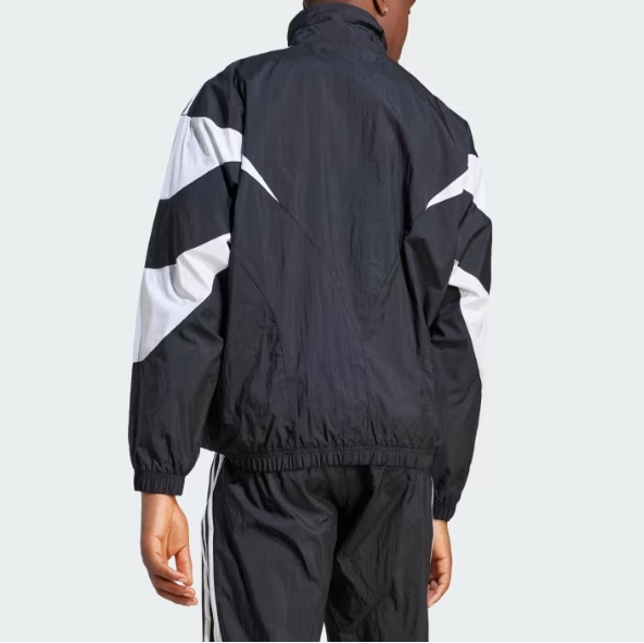 Adidas Rekive Woven Track Jacket Black - KR Sizing 착용 스타일 - 2