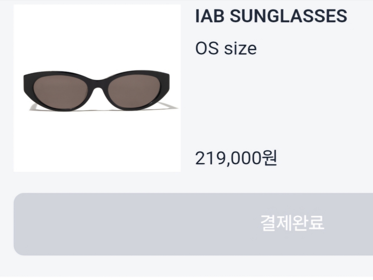 IAB Studio Sunglasses Shade-2 Black 착용 스타일