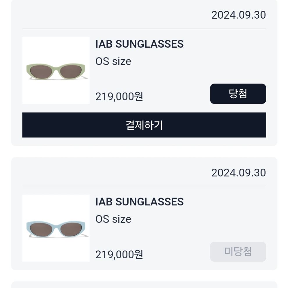 IAB Studio Sunglasses Shade-2 Ash Green 착용 스타일