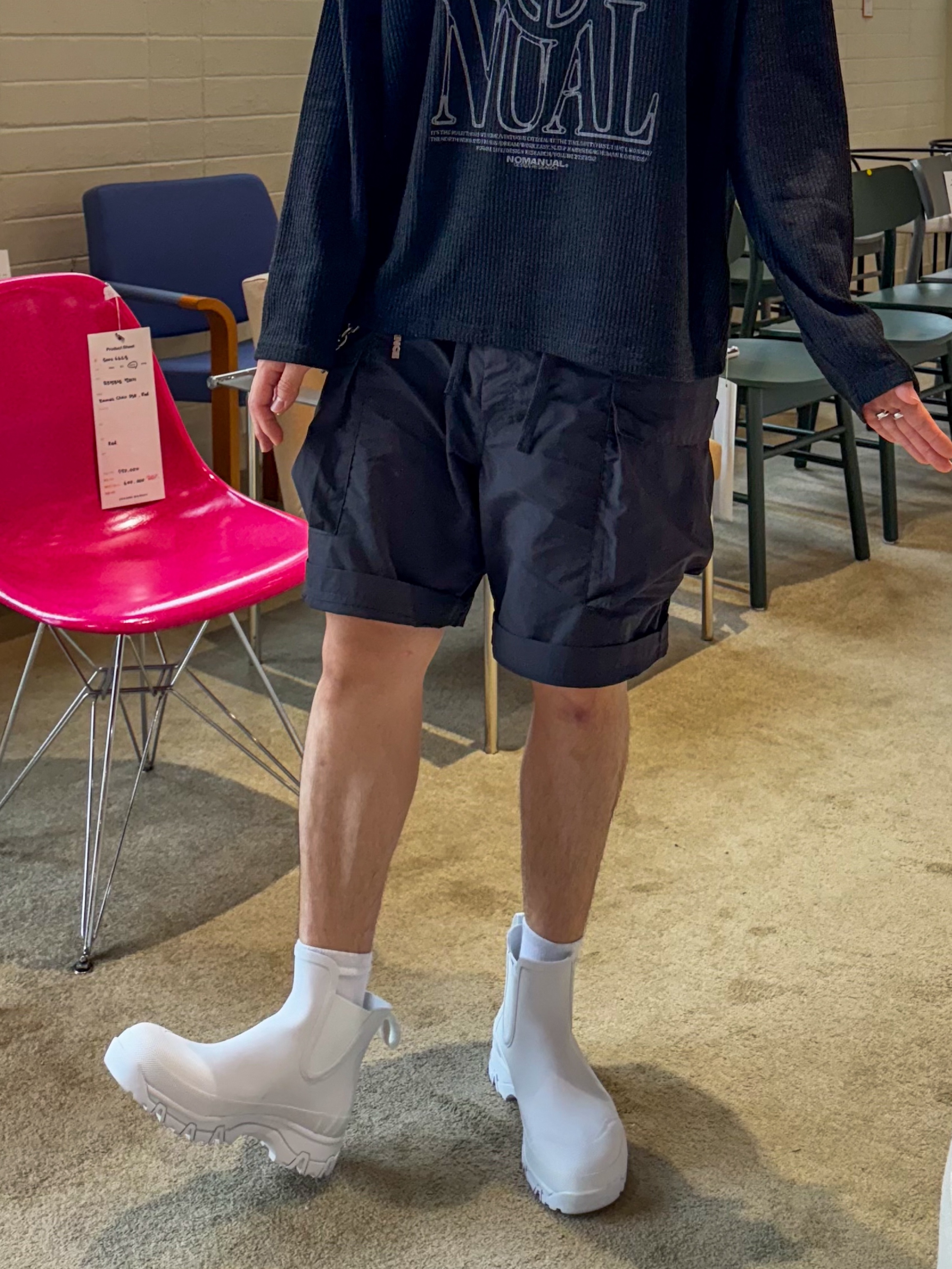 Tretorn Garpa Rubber Boots White 착용 스타일 - 3