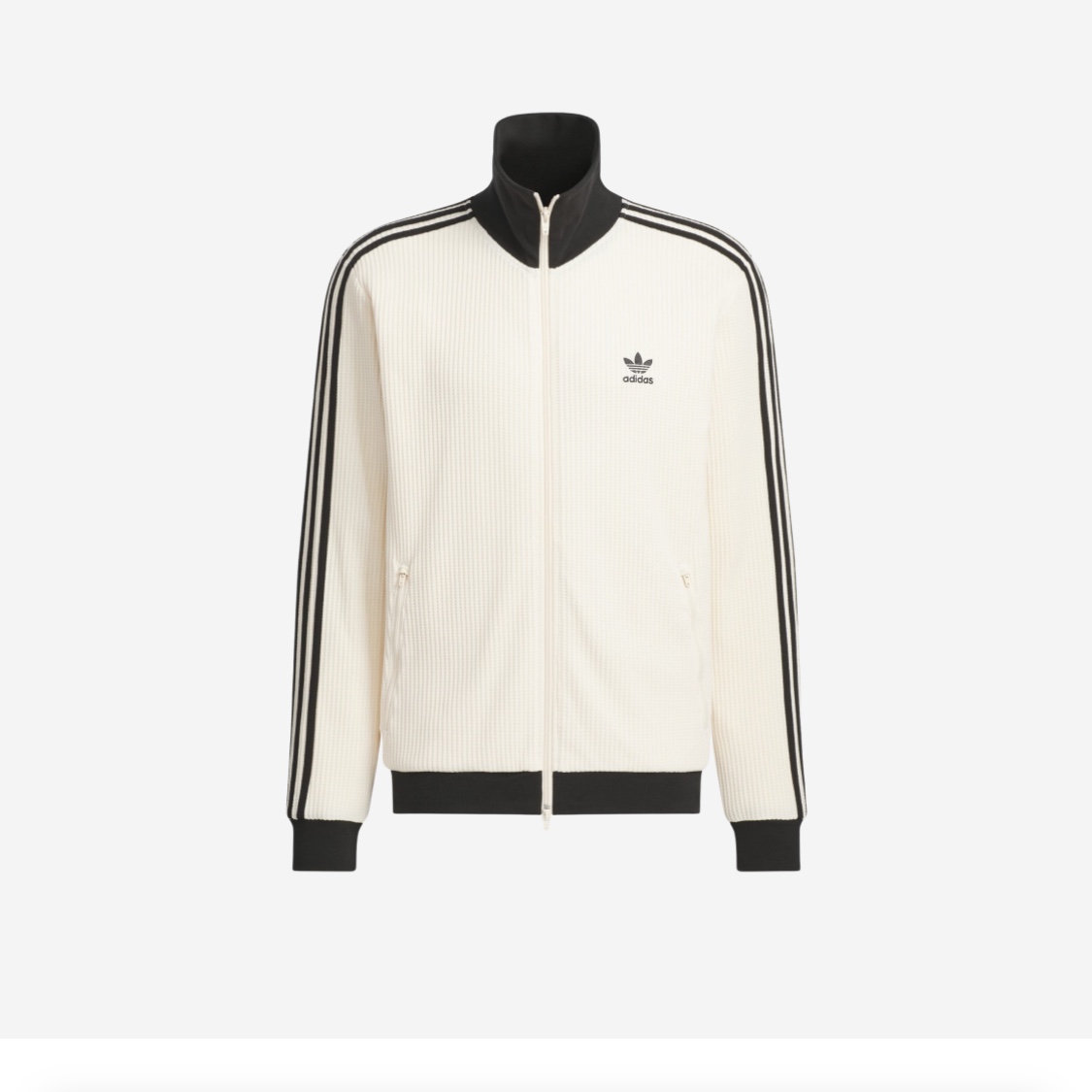 Adidas Waffle Beckenbauer Track Top Wonder White - KR Sizing 착용 스타일