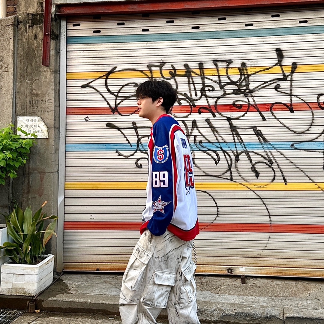 Supreme x CCM All Stars Hockey Jersey White - 22FW 착용 스타일