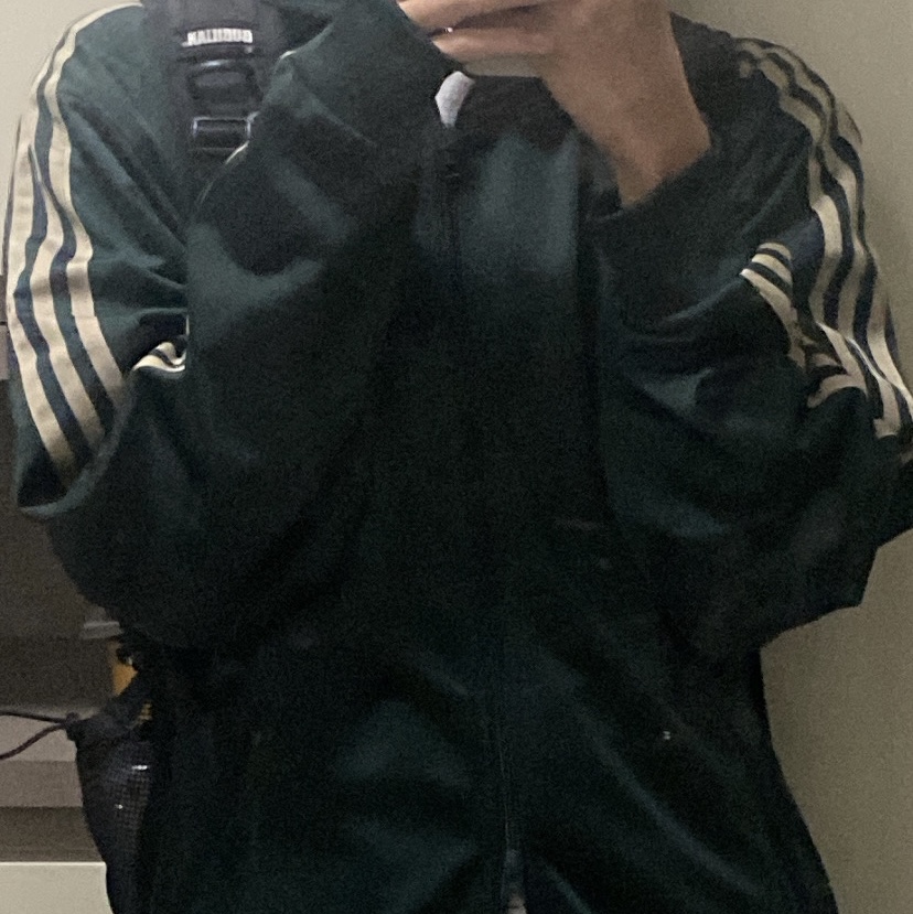 Adidas Originals Beckenbauer Track Jacket Shadow Green - KR Sizing 착용 스타일