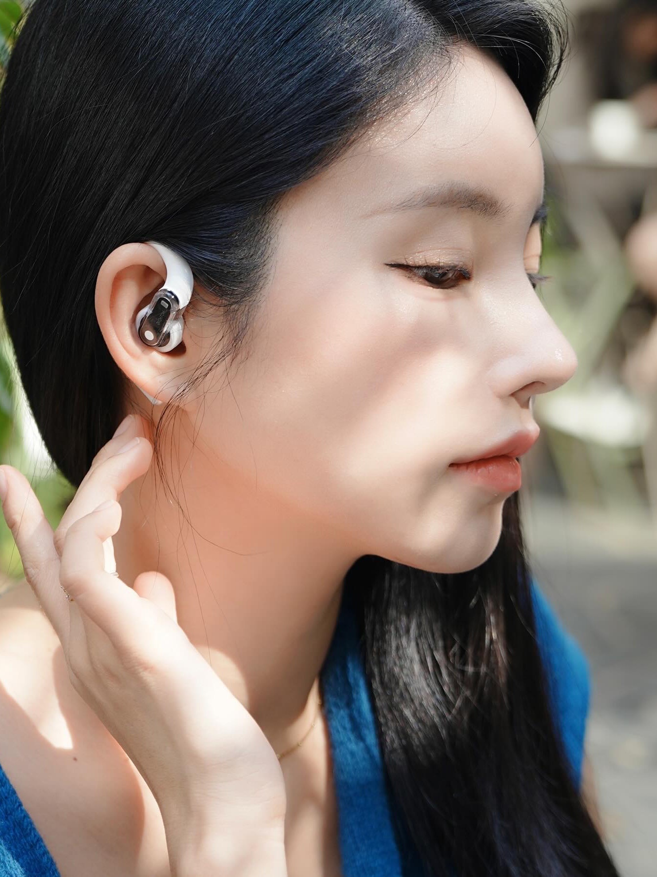 Nothing Ear (Open) White 착용 스타일