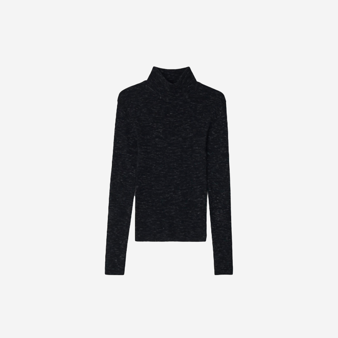 1000402000333 Answerisyes Basic Ribbed High-Neck Black