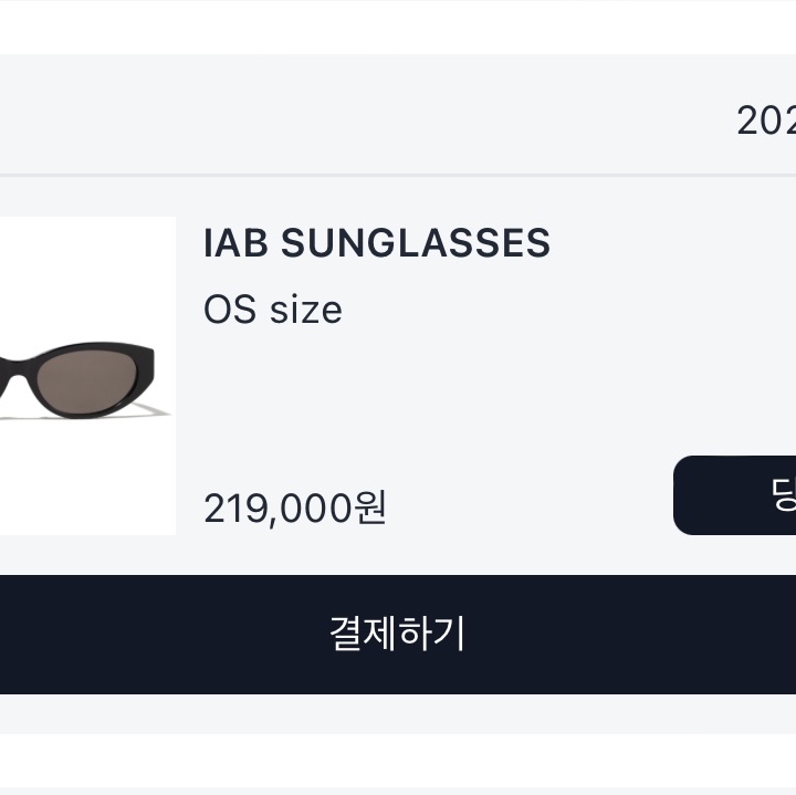 IAB Studio Sunglasses Shade-2 Powder Blue, IAB Studio Sunglasses Shade-2 Black 착용 스타일 - 1