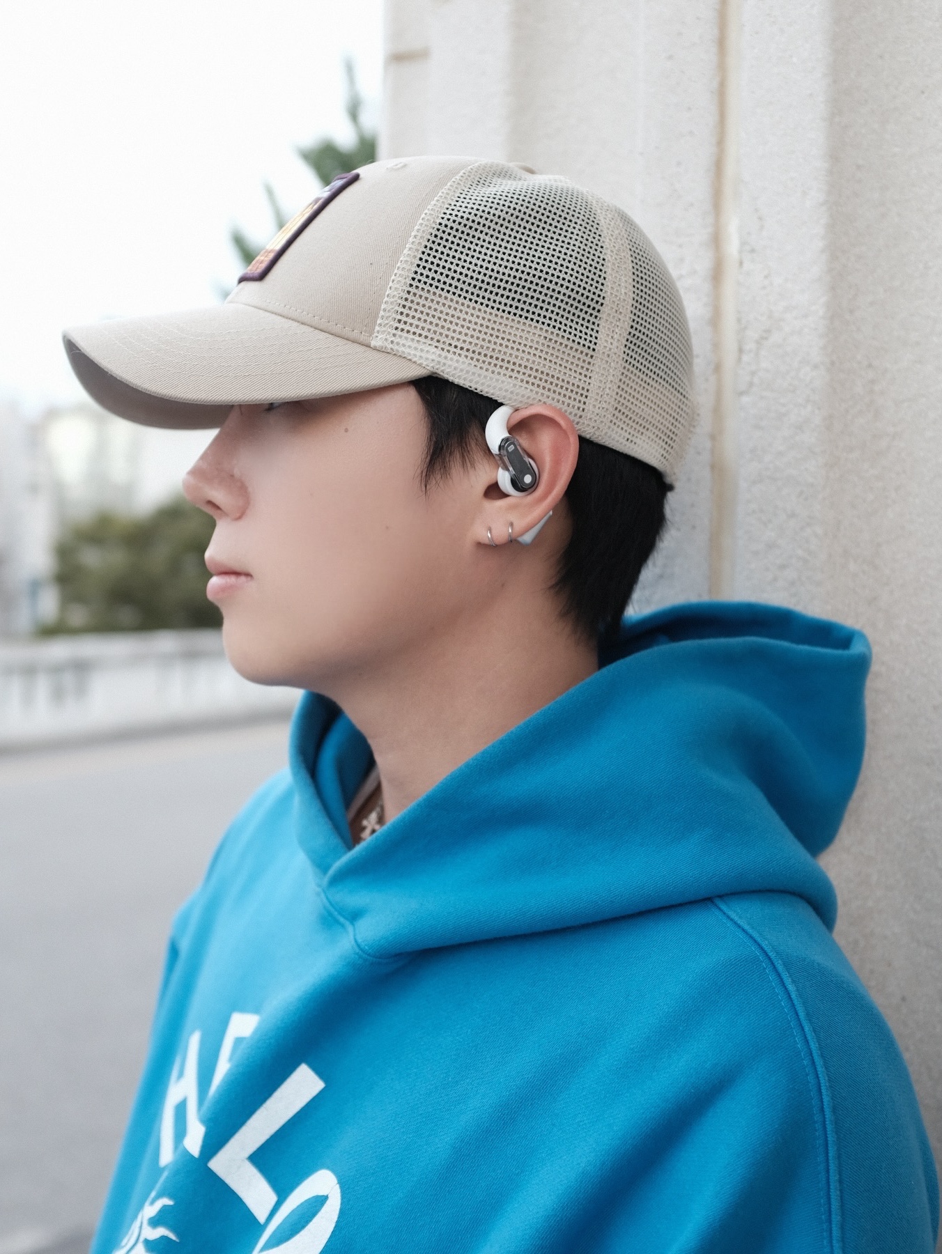 Nothing Ear (Open) White 착용 스타일