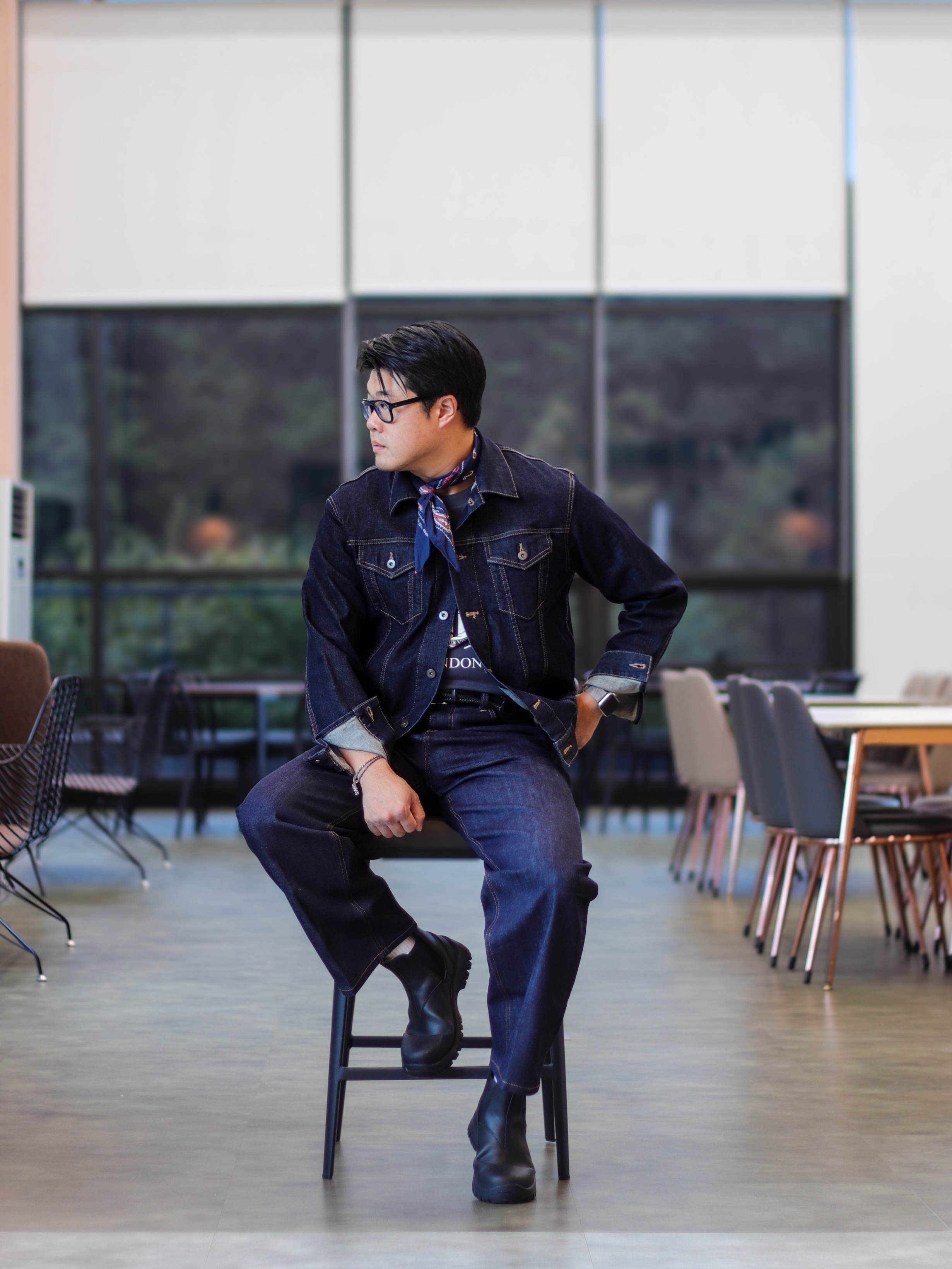 Tretorn Pitea Chelsea Boots Black 착용 스타일 - 2