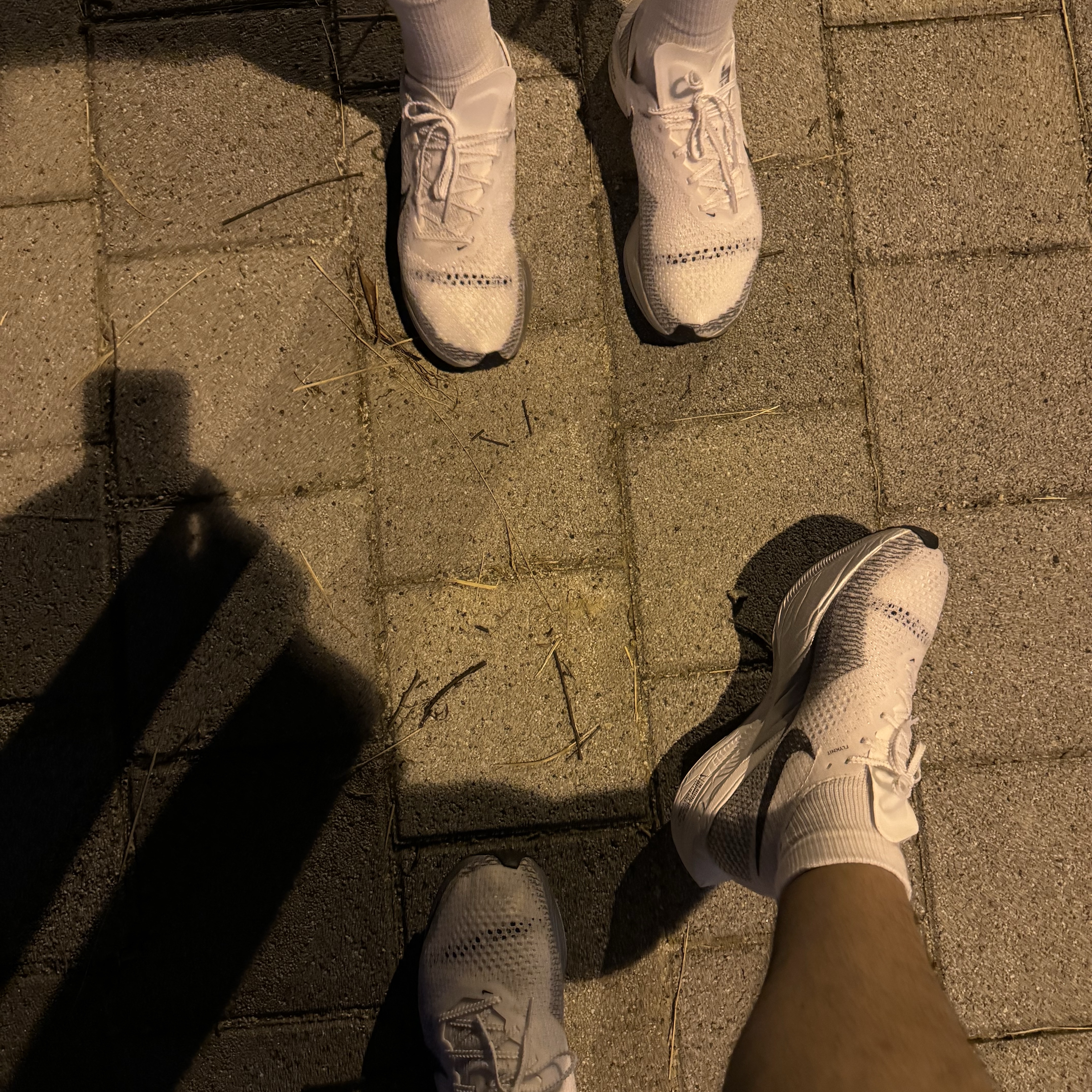 Nike ZoomX Vaporfly Next% 3 White Grey 착용 스타일