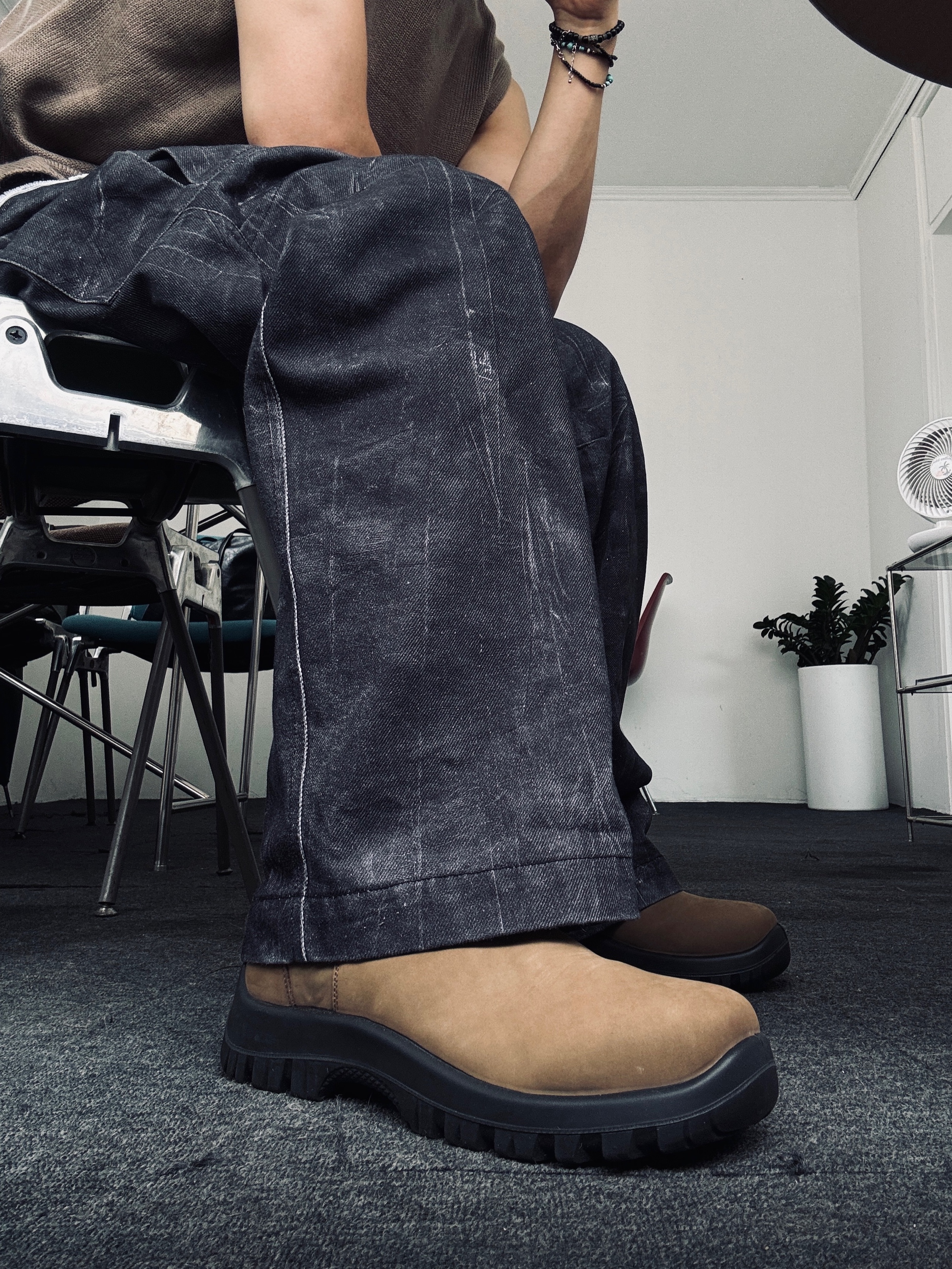 Tretorn Pitea Chelsea Boots Brown 착용 스타일 - 4