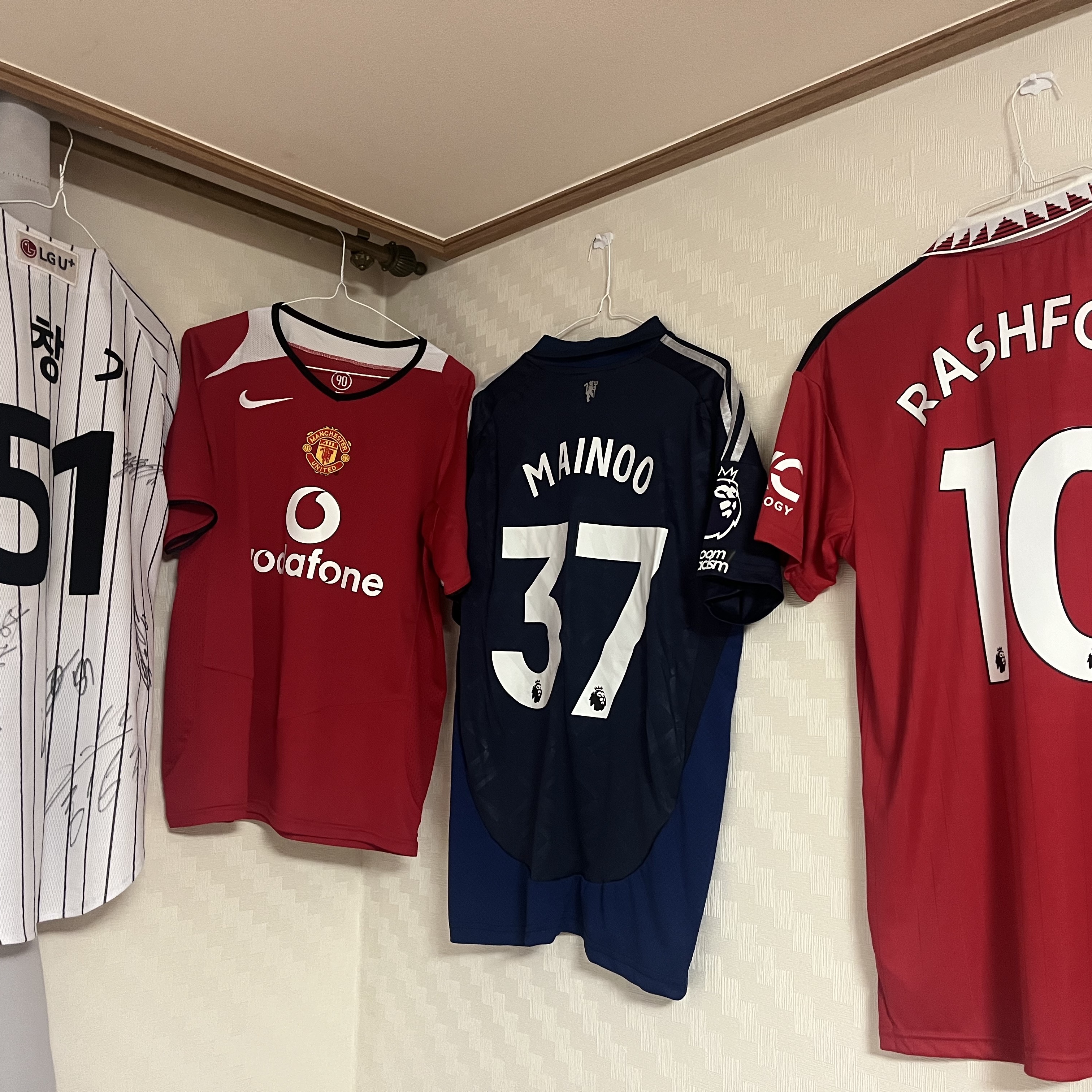Adidas Manchester United 2024/25 Away Jersey Night Indigo - KR Sizing (Non Marking Ver.) 착용 스타일 - 2