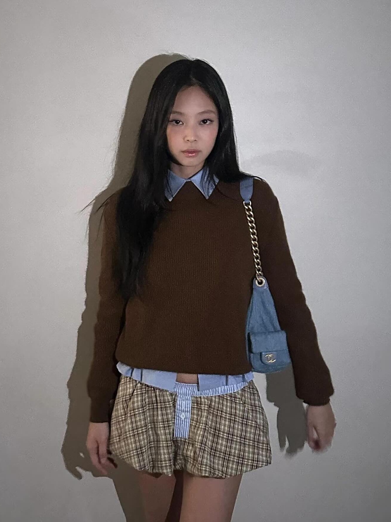 Moodnight Cindy 3 Belted Boxer Lace-Up Brown 착용 스타일 - 1