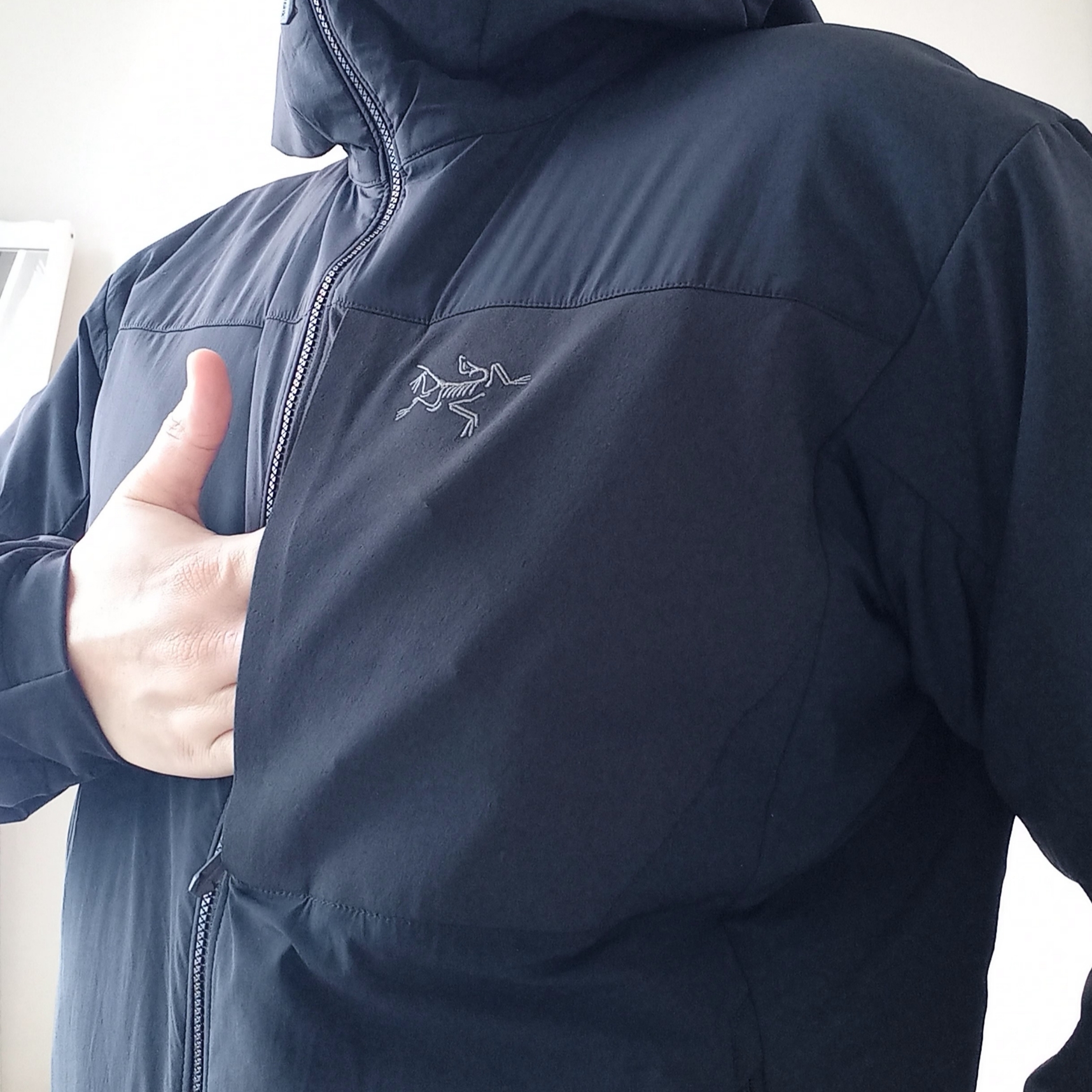 Arc'teryx Proton Hoody Black, Arc'teryx Proton Hoody Black 착용 스타일 - 4
