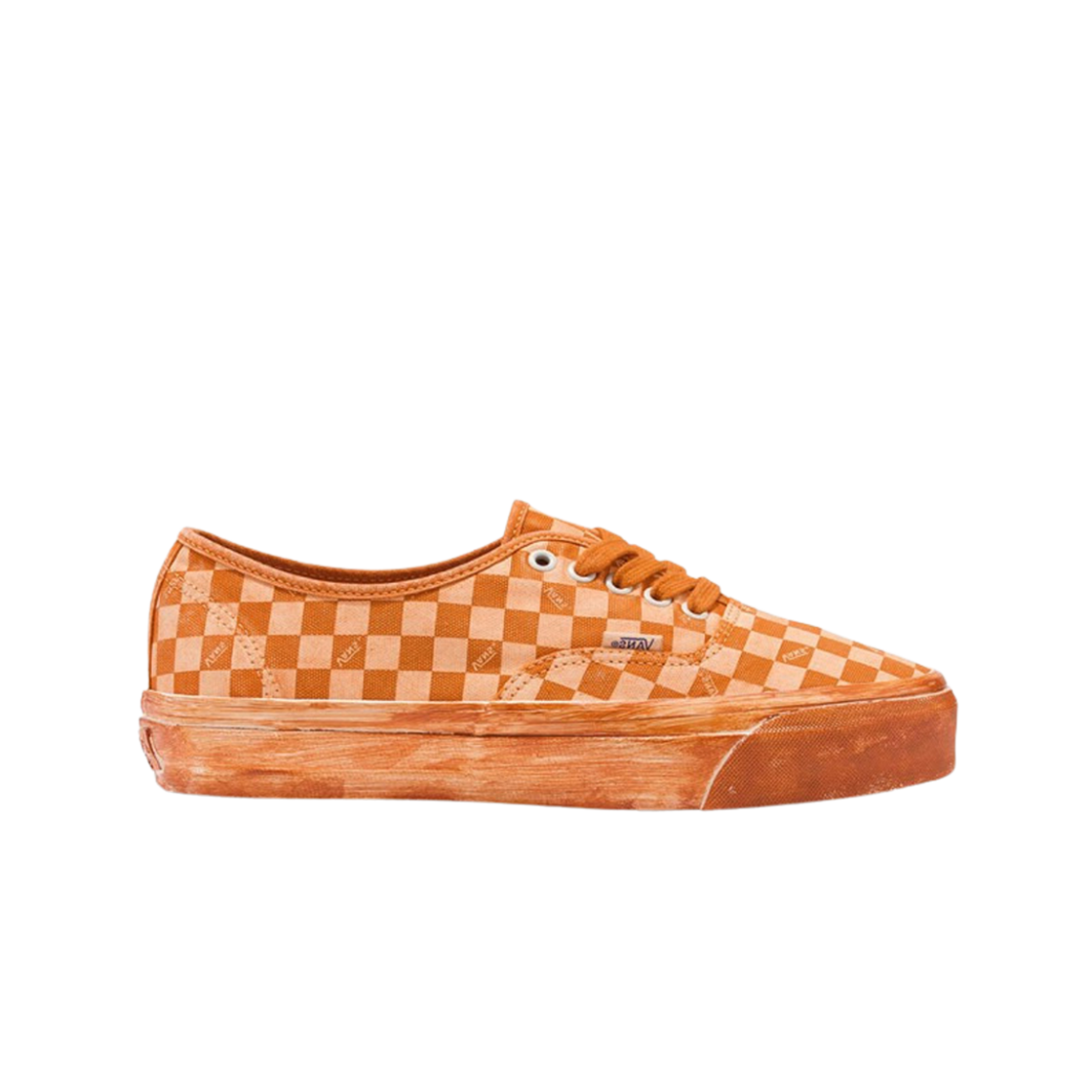 VN0007QZ52K1 Vans Premium Deep Dye Checkerboard Authentic Reissue 44 LX Orange