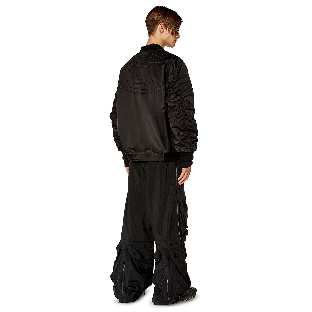 Diesel J-Mattan Jacket Black 착용 스타일 - 3