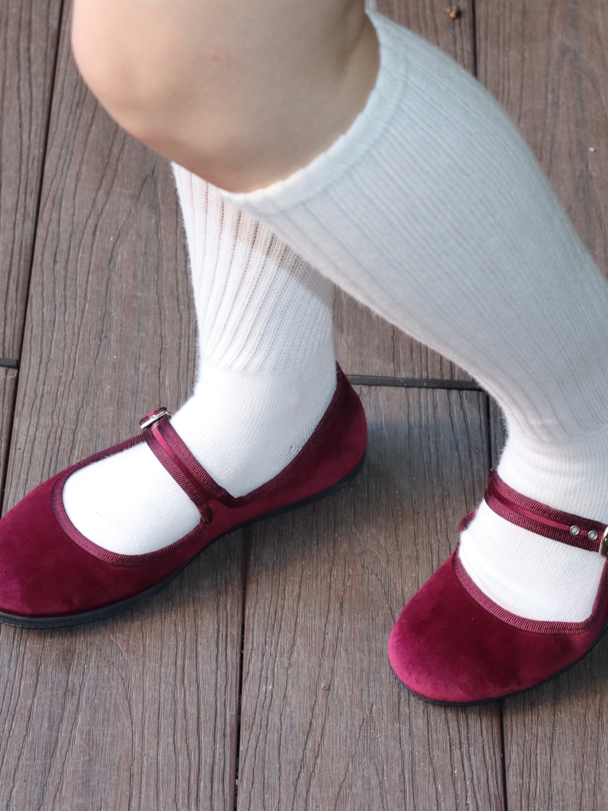 Victoria Shoes Women Oda Maryjane Burdeos 착용 스타일 - 4