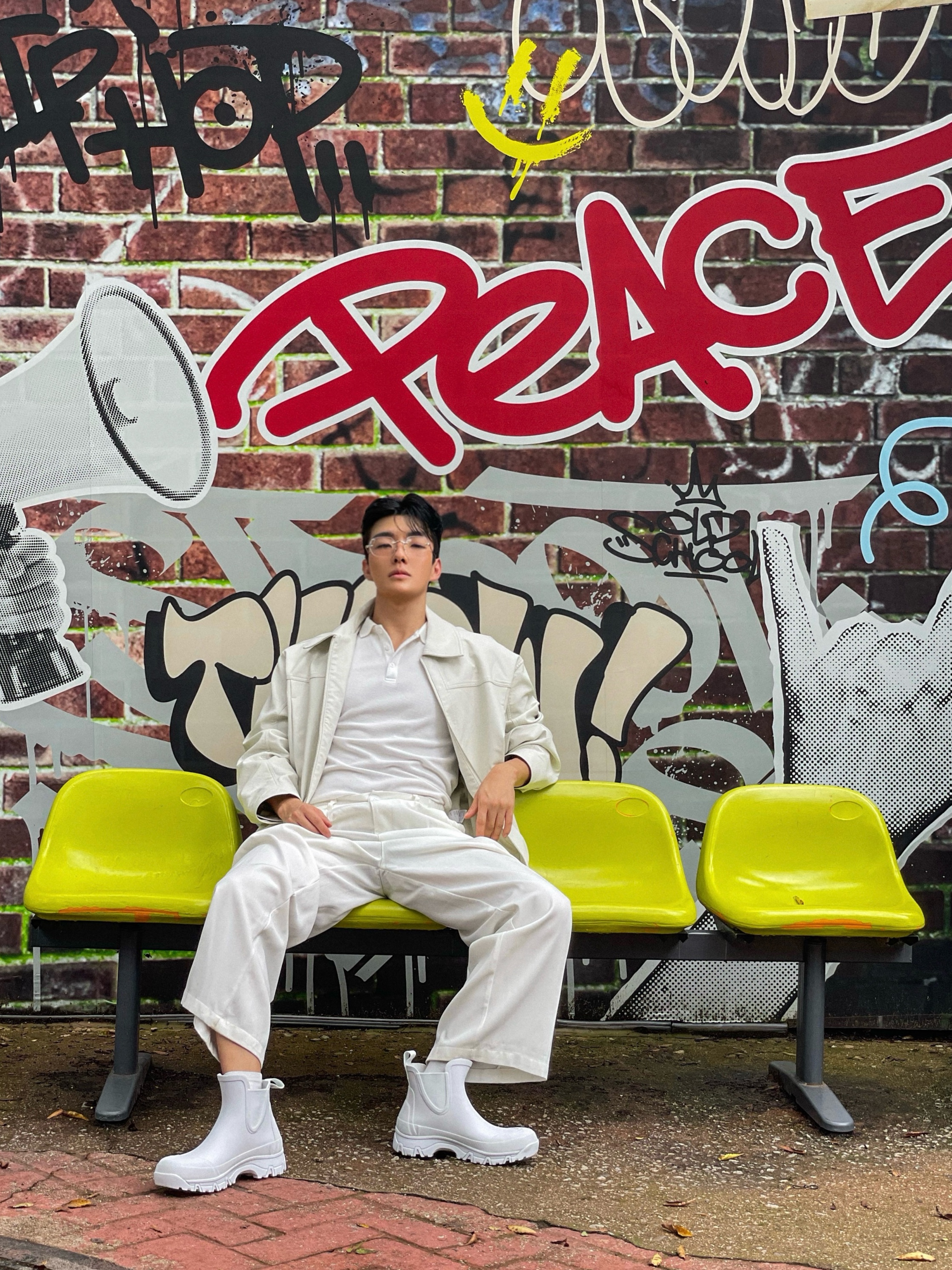 Tretorn Garpa Rubber Boots White 착용 스타일 - 7