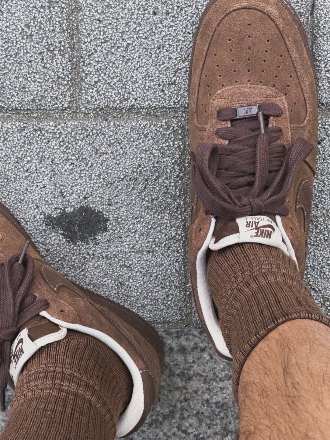 (W) Nike Air Force 1 '07 Cacao Wow 착용 스타일