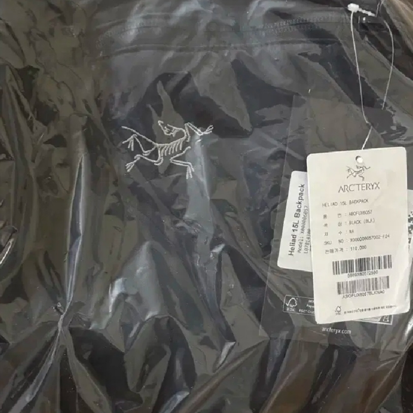Arc'teryx Heliad 15 Backpack Black 착용 스타일 - 2