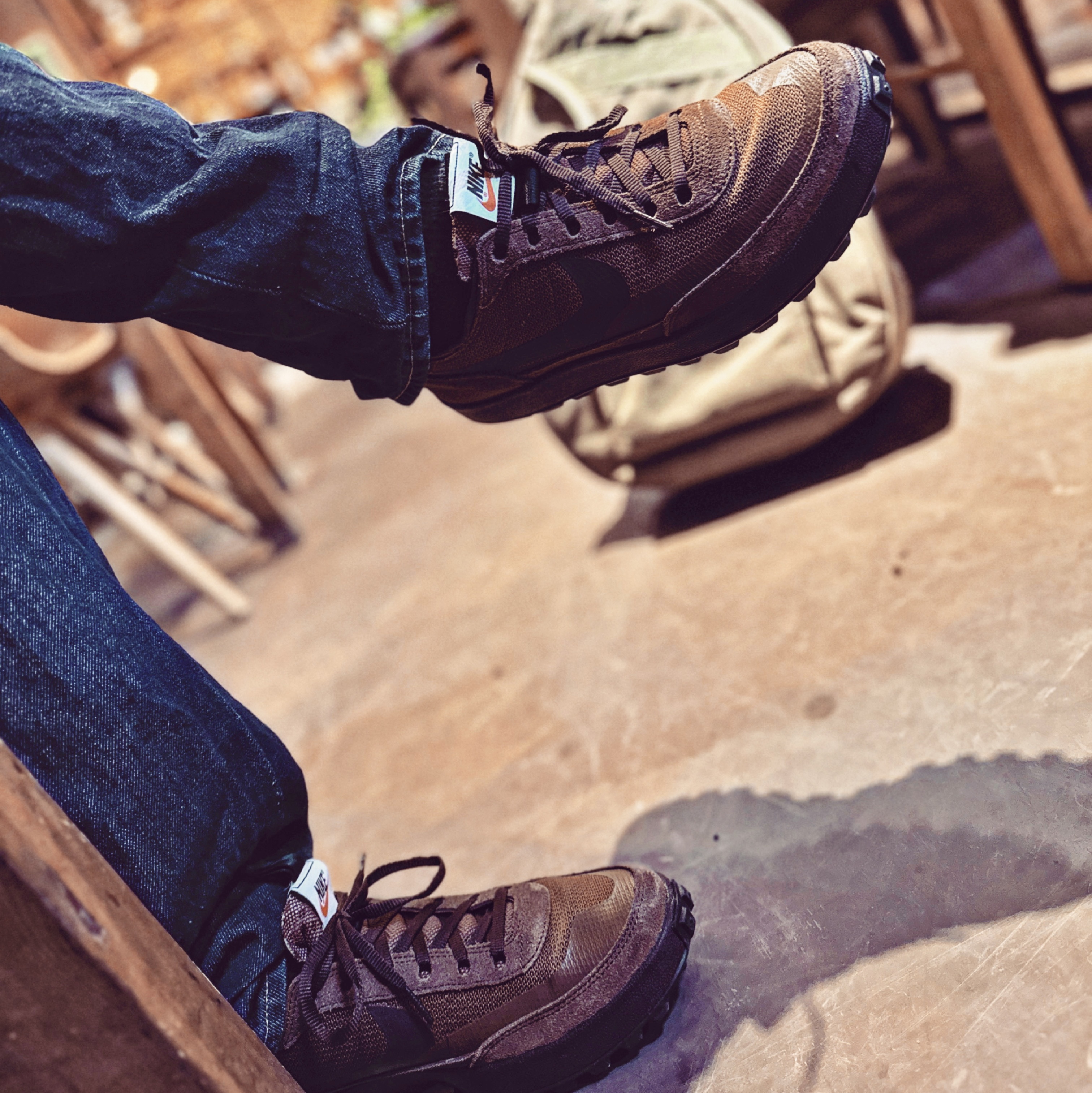 Nike x Tom Sachs General Purpose Shoe Brown 착용 스타일