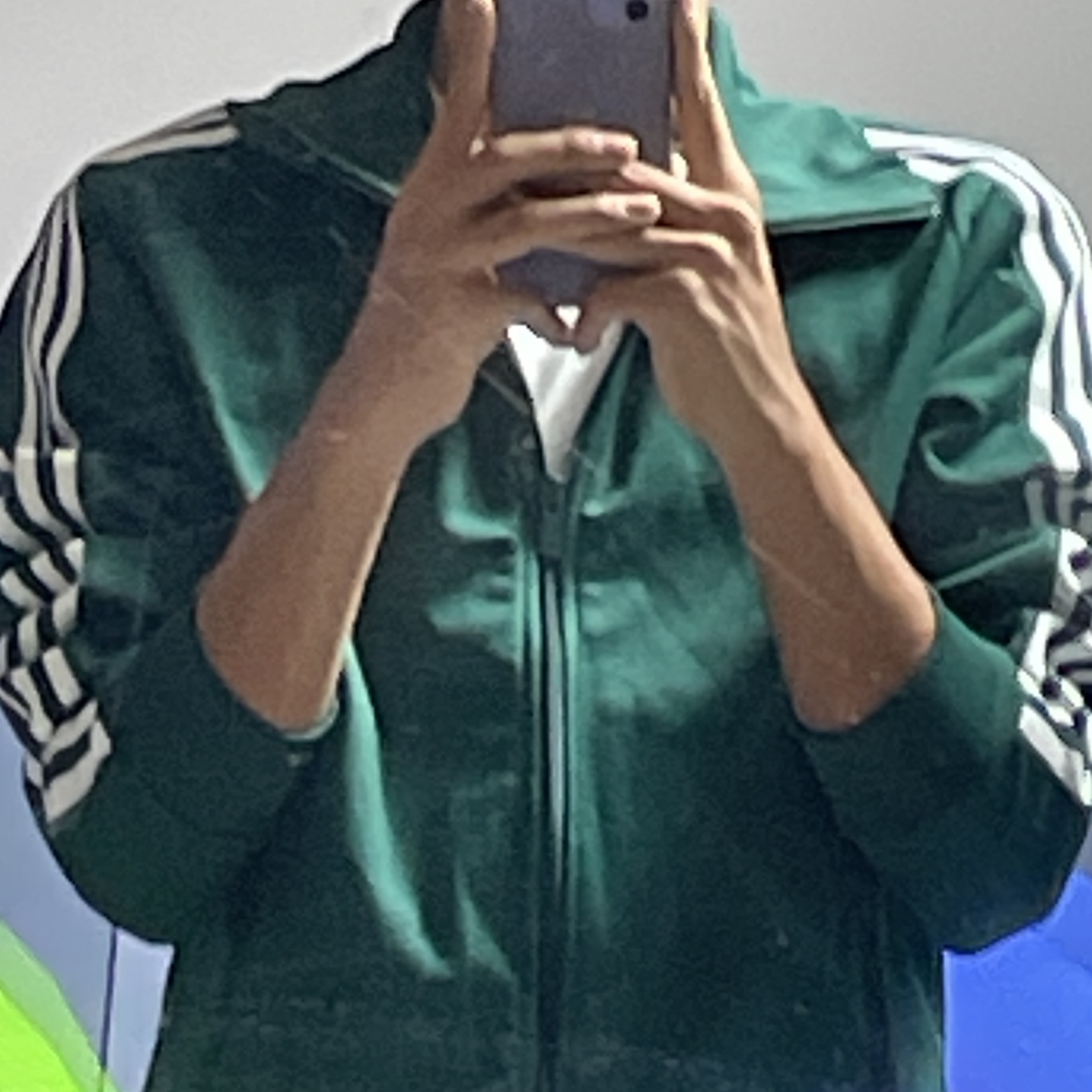 Adidas Adicolor Classic Beckenbauer Track Top Collegiate Green - KR Sizing 착용 스타일