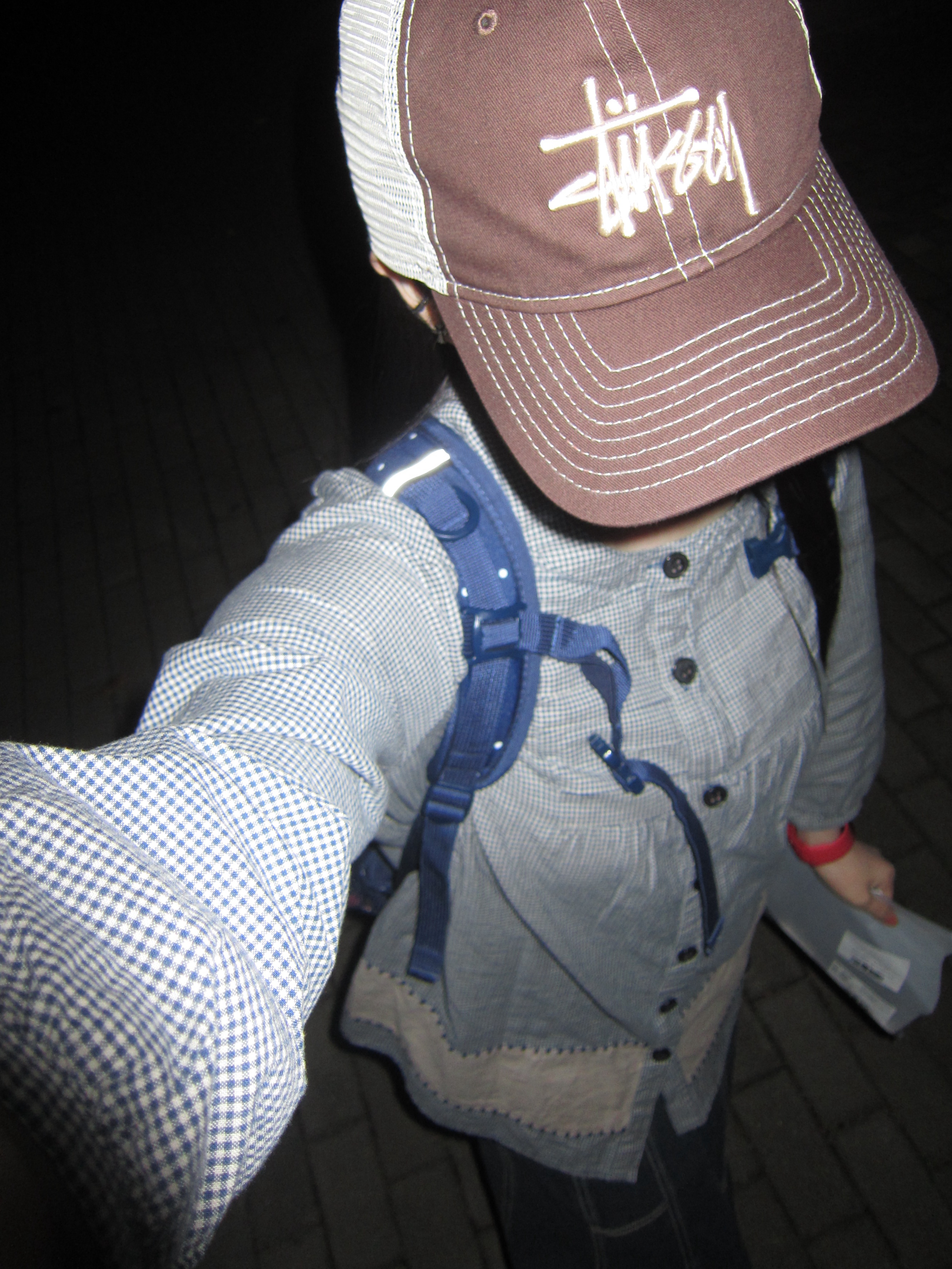 Stussy New Era 9twenty Basic Trucker Brown 착용 스타일 - 6