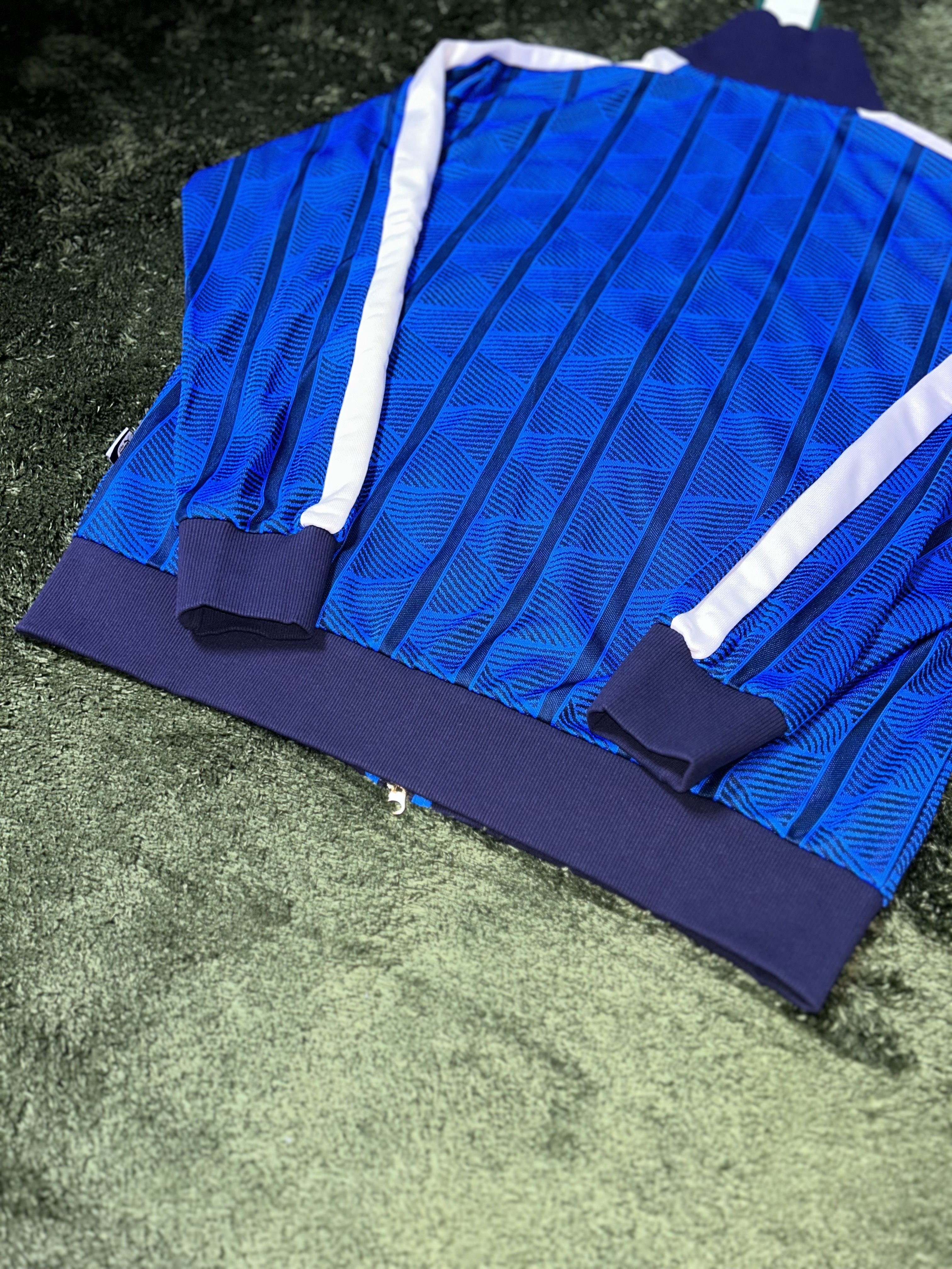 Puma The Neverworn II T7 Jacket Racing Blue 착용 스타일 - 7