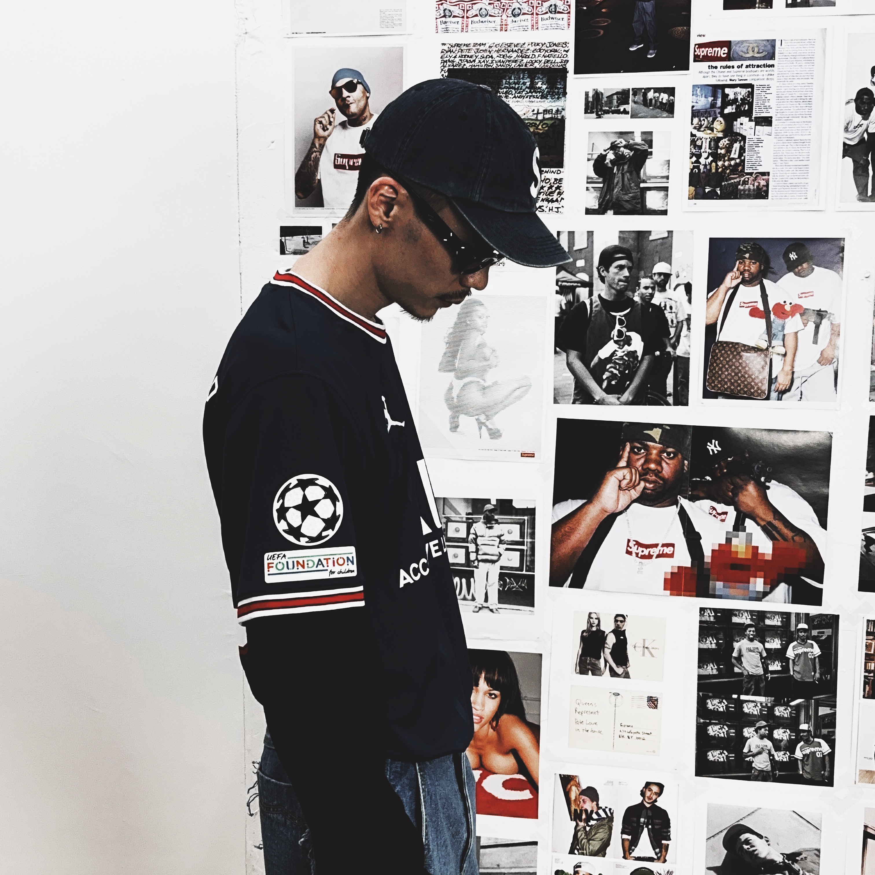 Nike Paris Saint-Germain 2020/21 Vapor Match Home Jersey Midnight Navy (Non Marking Ver.) 착용 스타일