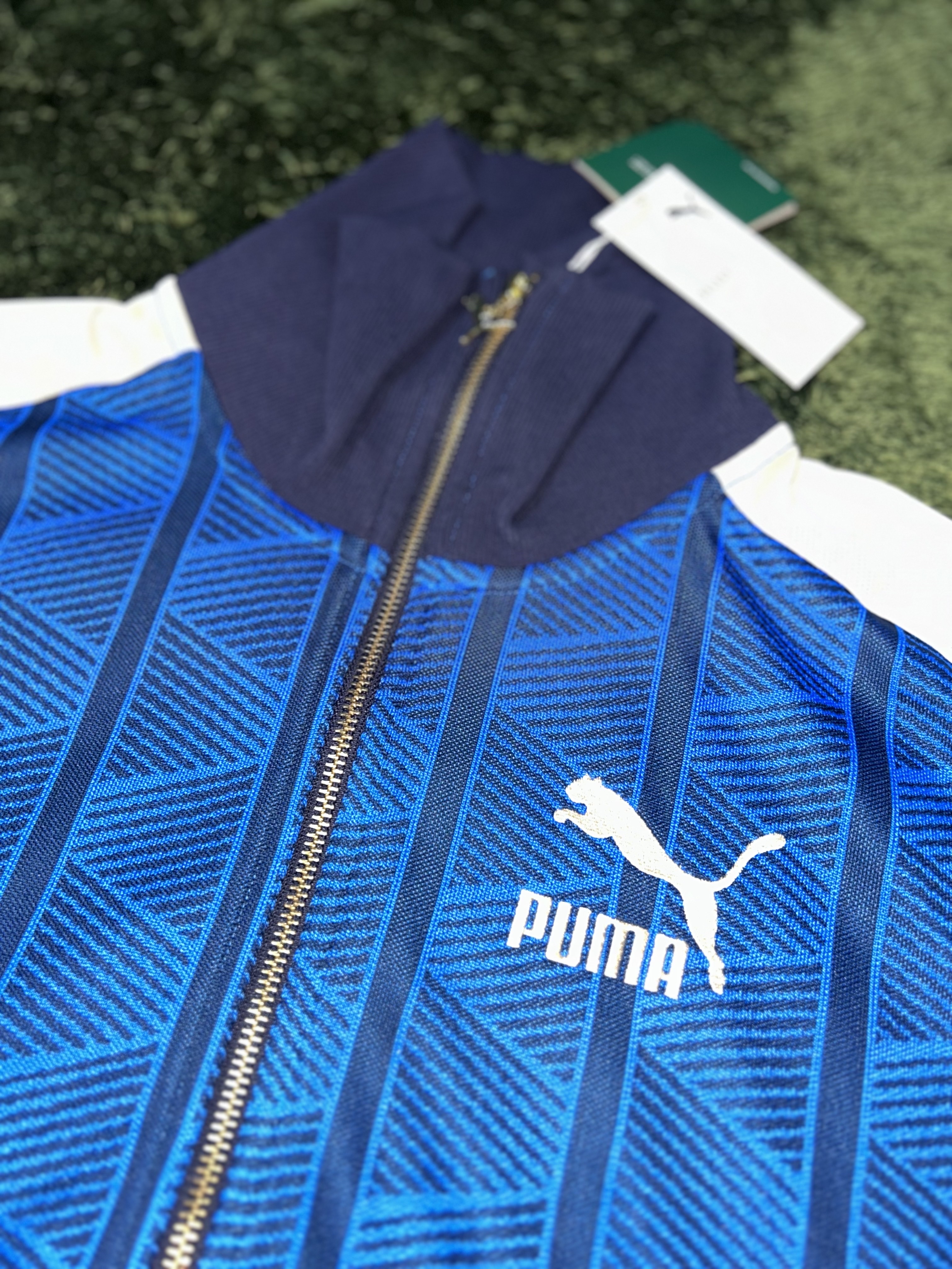 Puma The Neverworn II T7 Jacket Racing Blue 착용 스타일 - 2