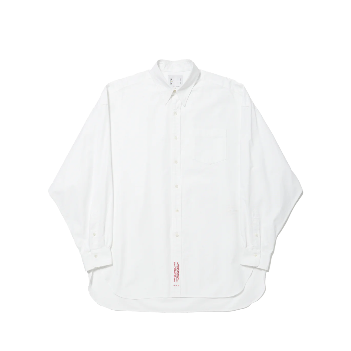 KM4DSHLAR01WT AOR American Oxford Shirt White  - 24FW