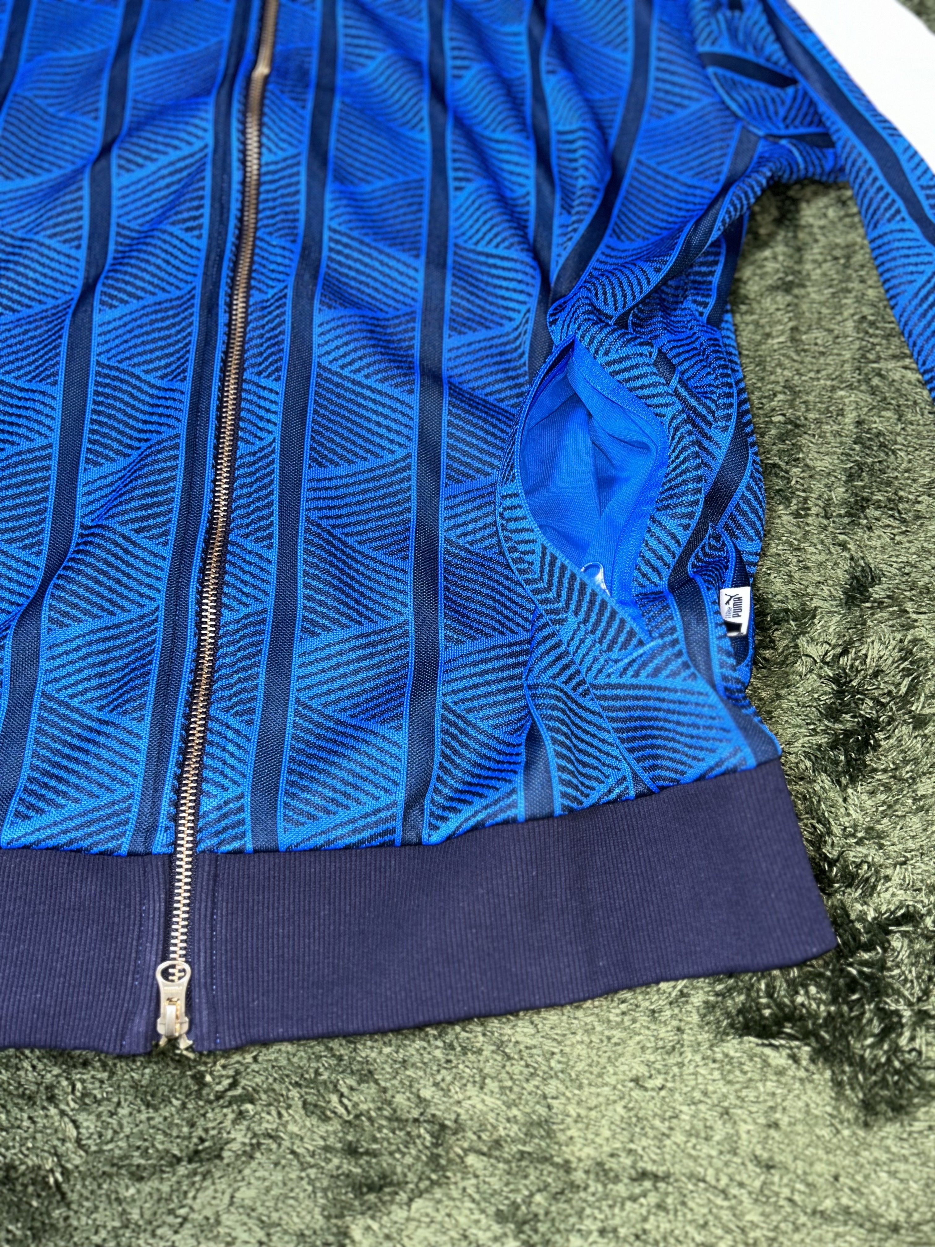Puma The Neverworn II T7 Jacket Racing Blue 착용 스타일 - 3