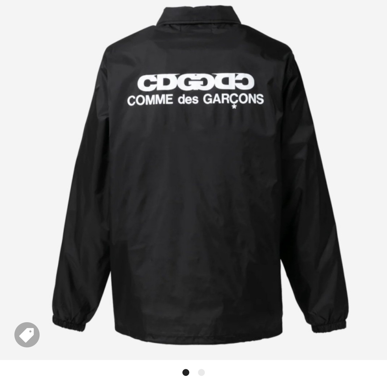 CDG Coach Jacket5 Black 착용 스타일