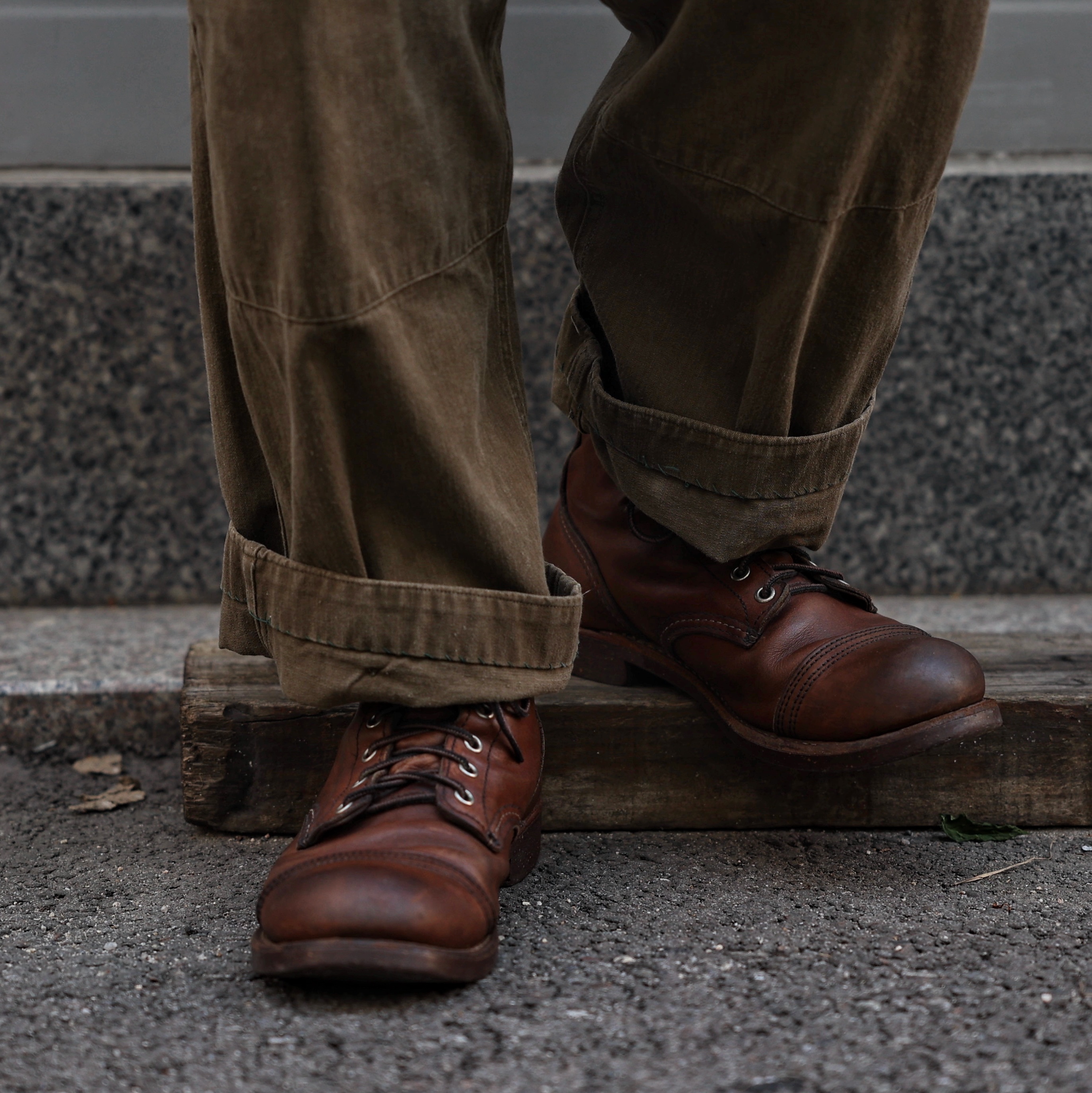 Red Wing Iron Ranger 8111 Amber Harness - EE 착용 스타일 - 6