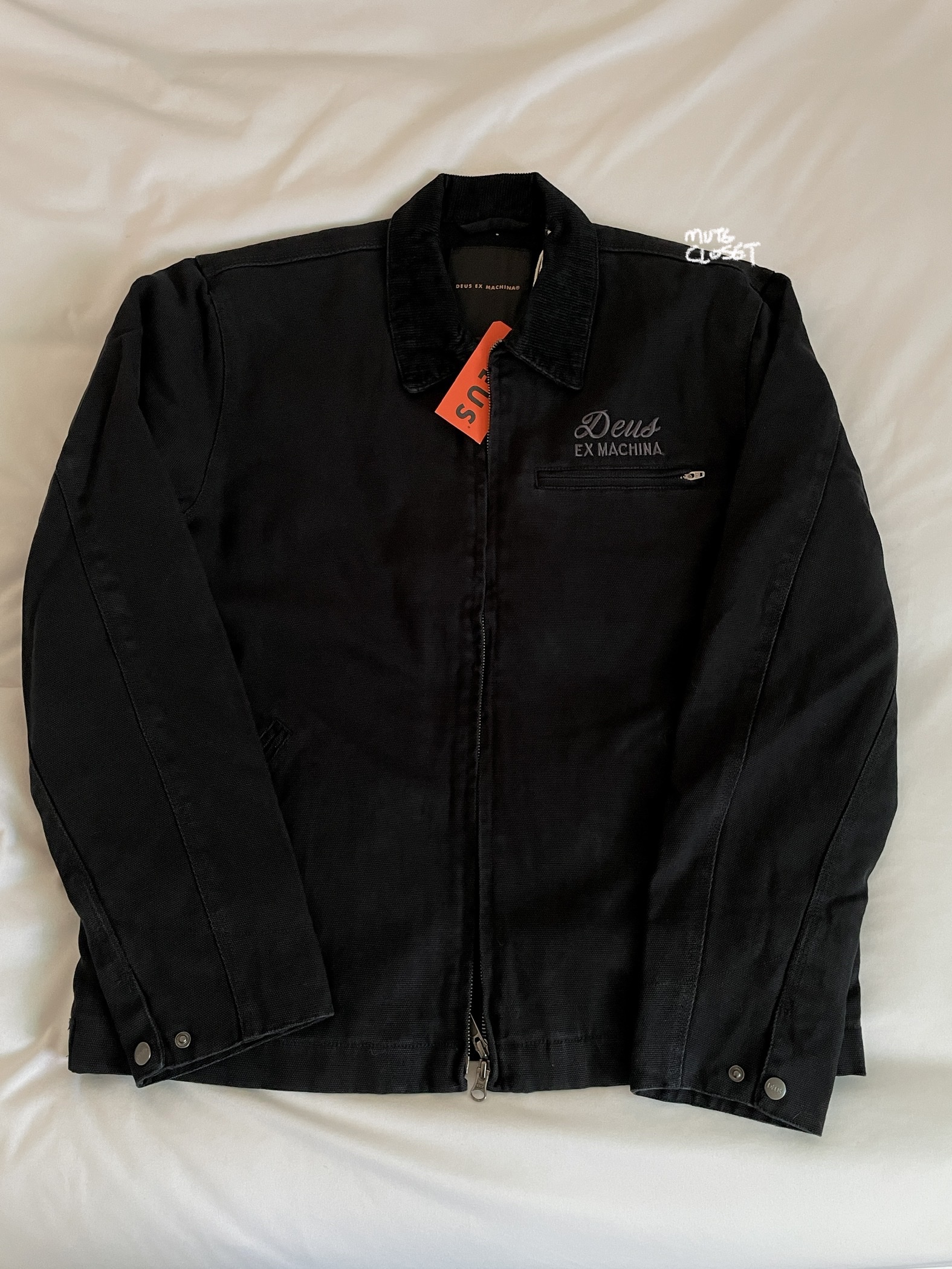 Deus Ex Machina Address Workwear Jacket Black 착용 스타일 - 2